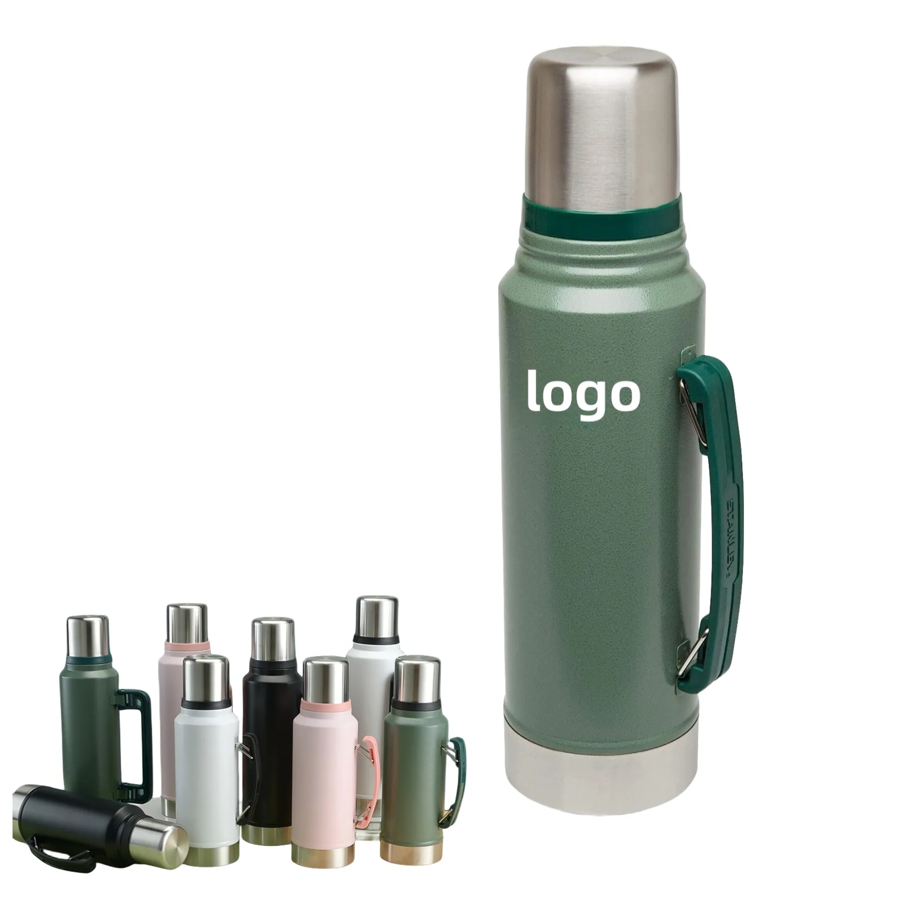 Classic Vacuum Insulated Wide Mouth Bottle, custom water bottle with logo imprint 3