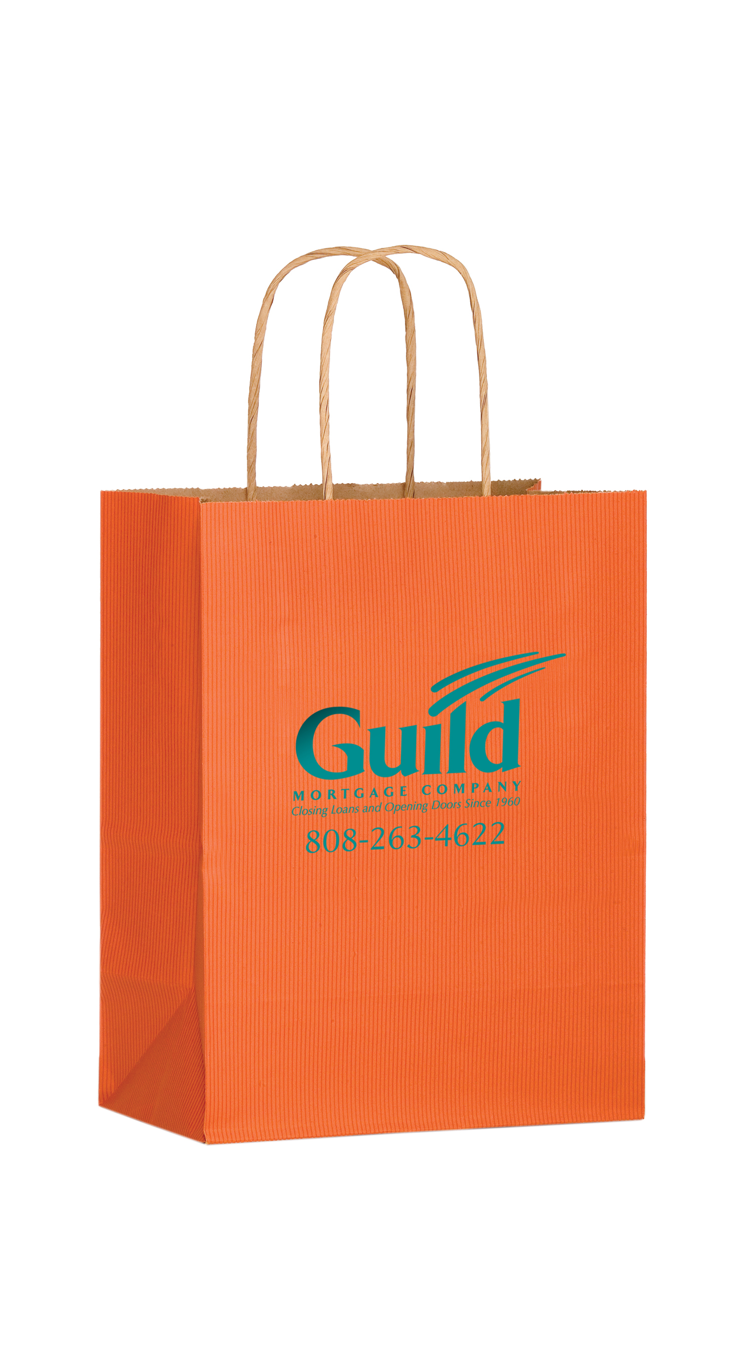 Matte Color Paper Shopper with Twisted Paper Handles 12