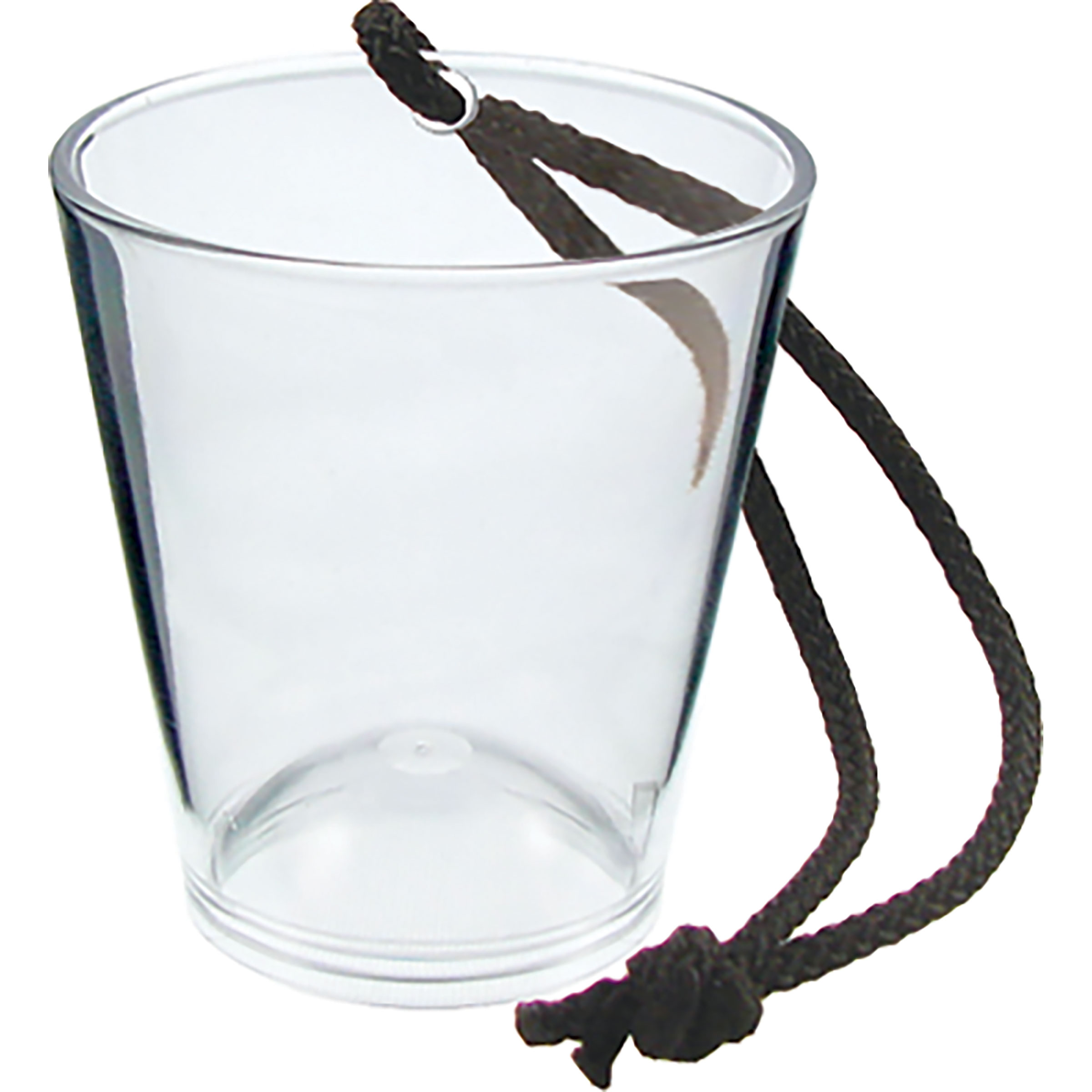 1.5oz Plastic Bottle Neck Hanging Sidecar Shot Glass with Black Rope 7