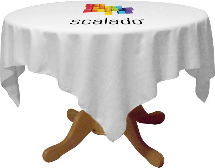 Draped 36 in. Table Throw