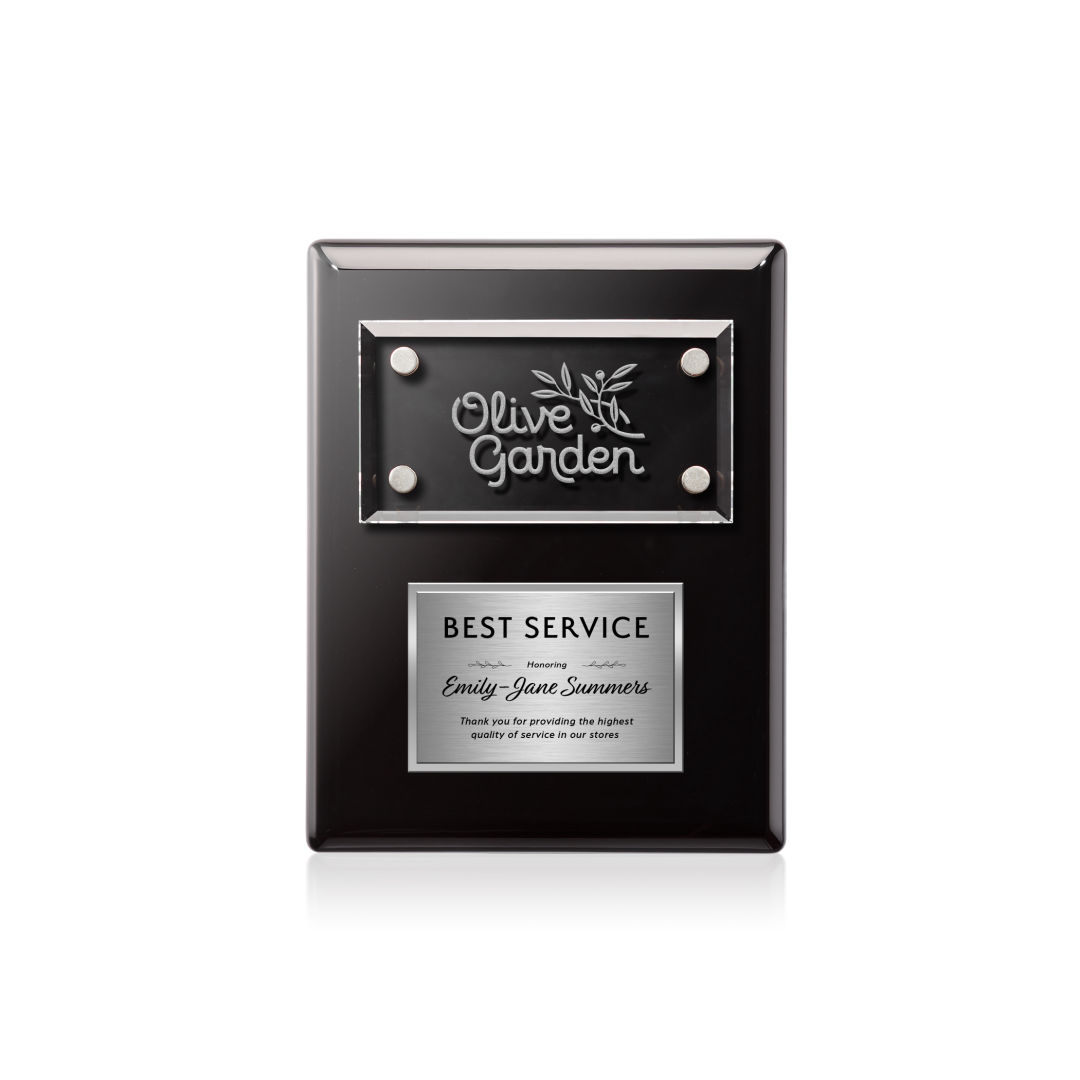 Gossamer Plaque - Black/Silver 6