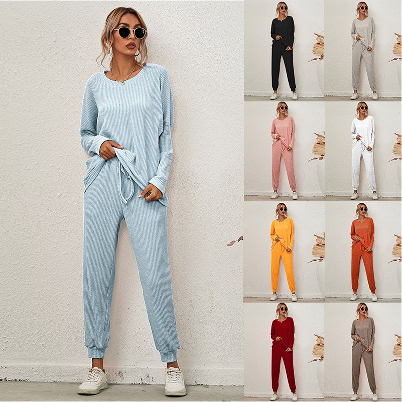 Two Piece Spring Lounge Sets Women Clothing 2