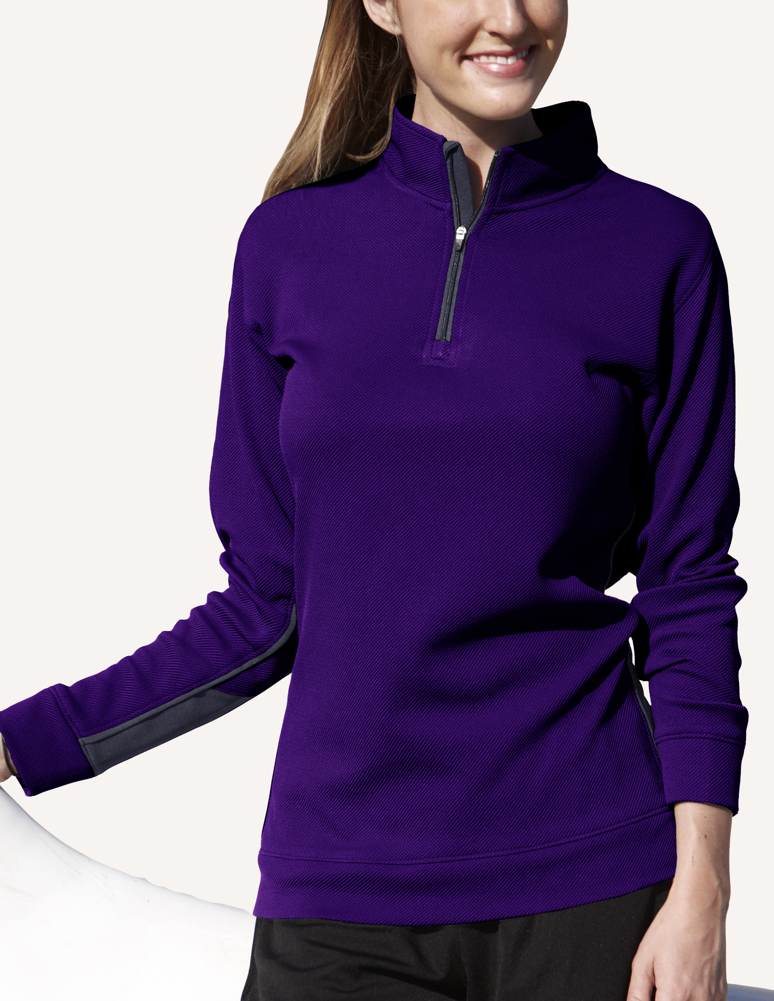 Ladies' Pro-Blitz Long Sleeve Pullover Shirt 2