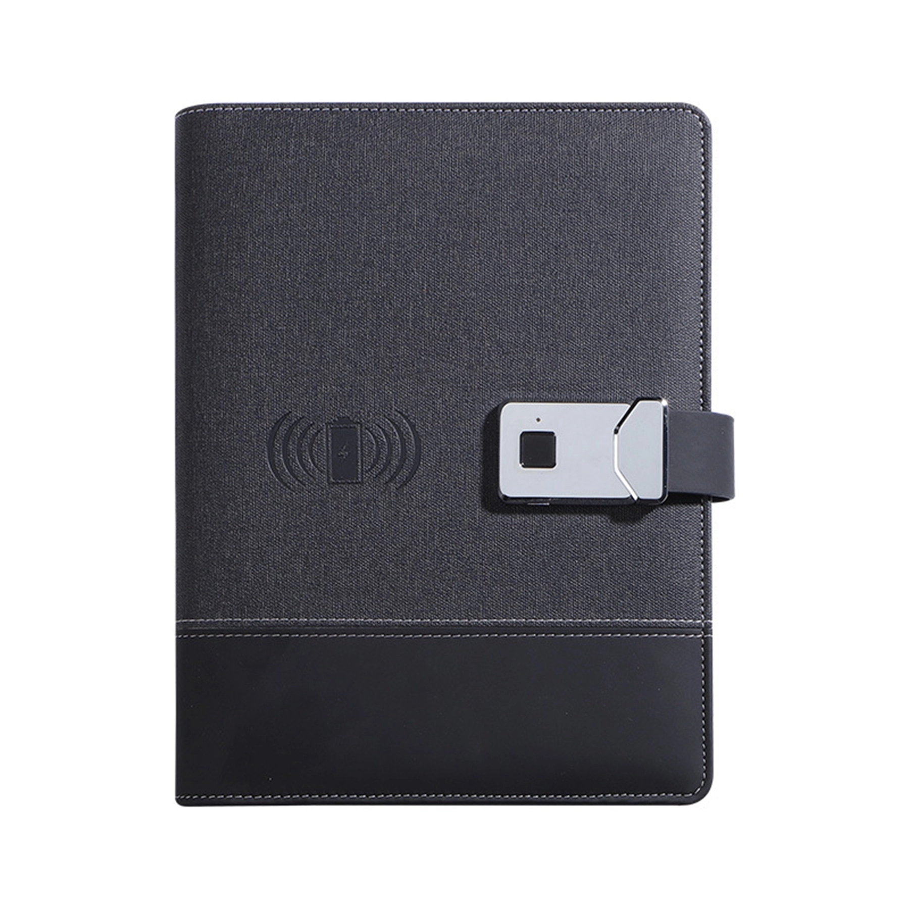 Fingerprint Lock A5 Notebook with Wireless Power Bank 1