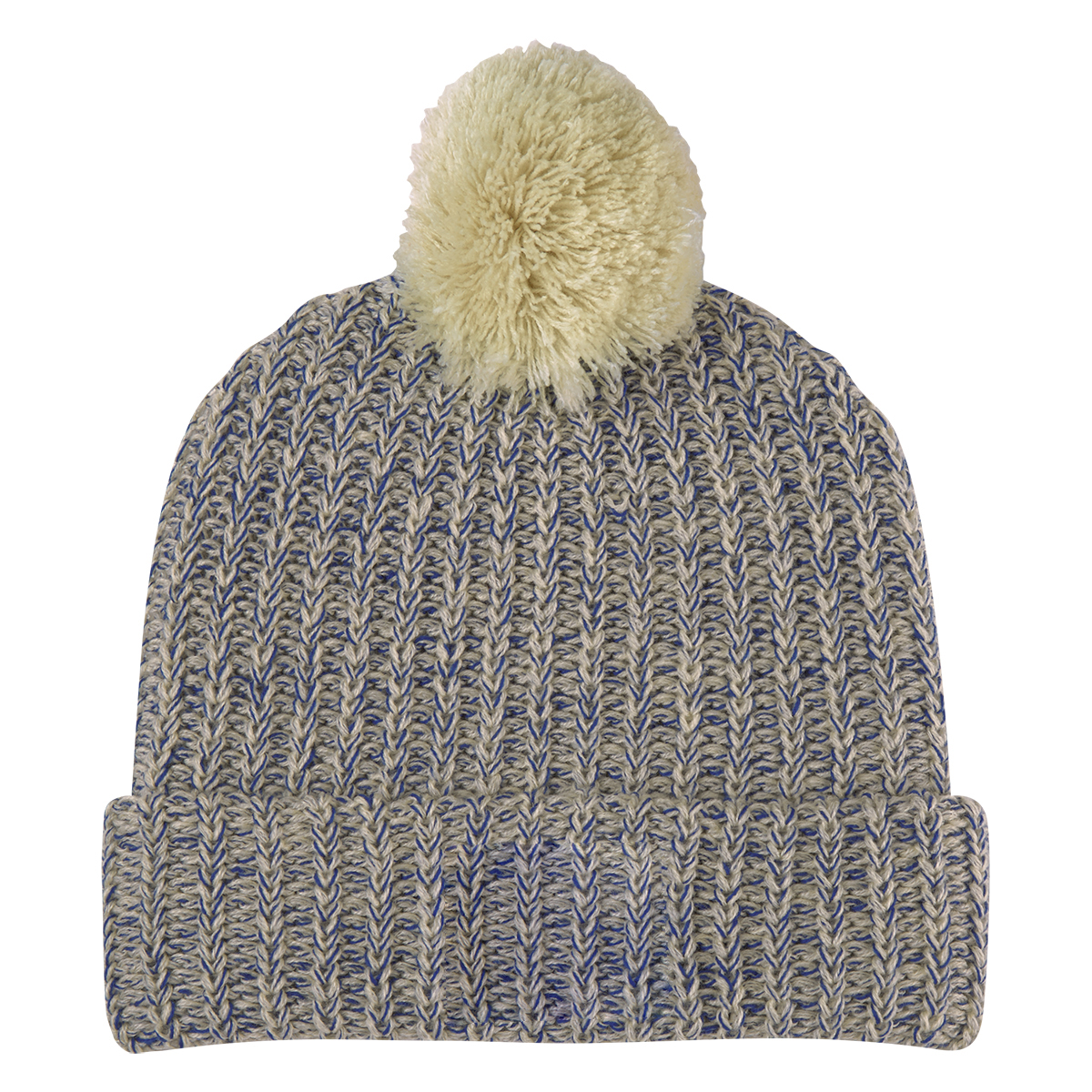 Grace Collection Pom Beanie With Cuff 13