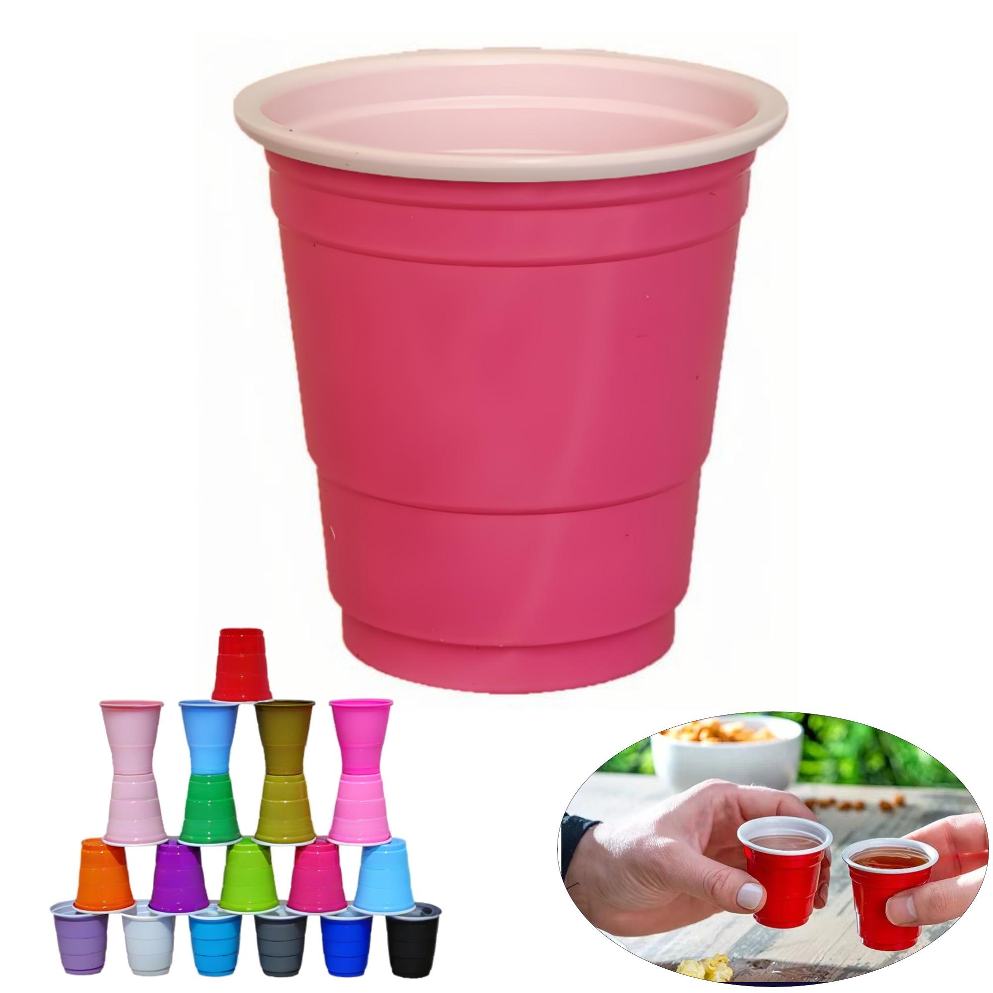 2oz Plastic Shot Glass Cup 2