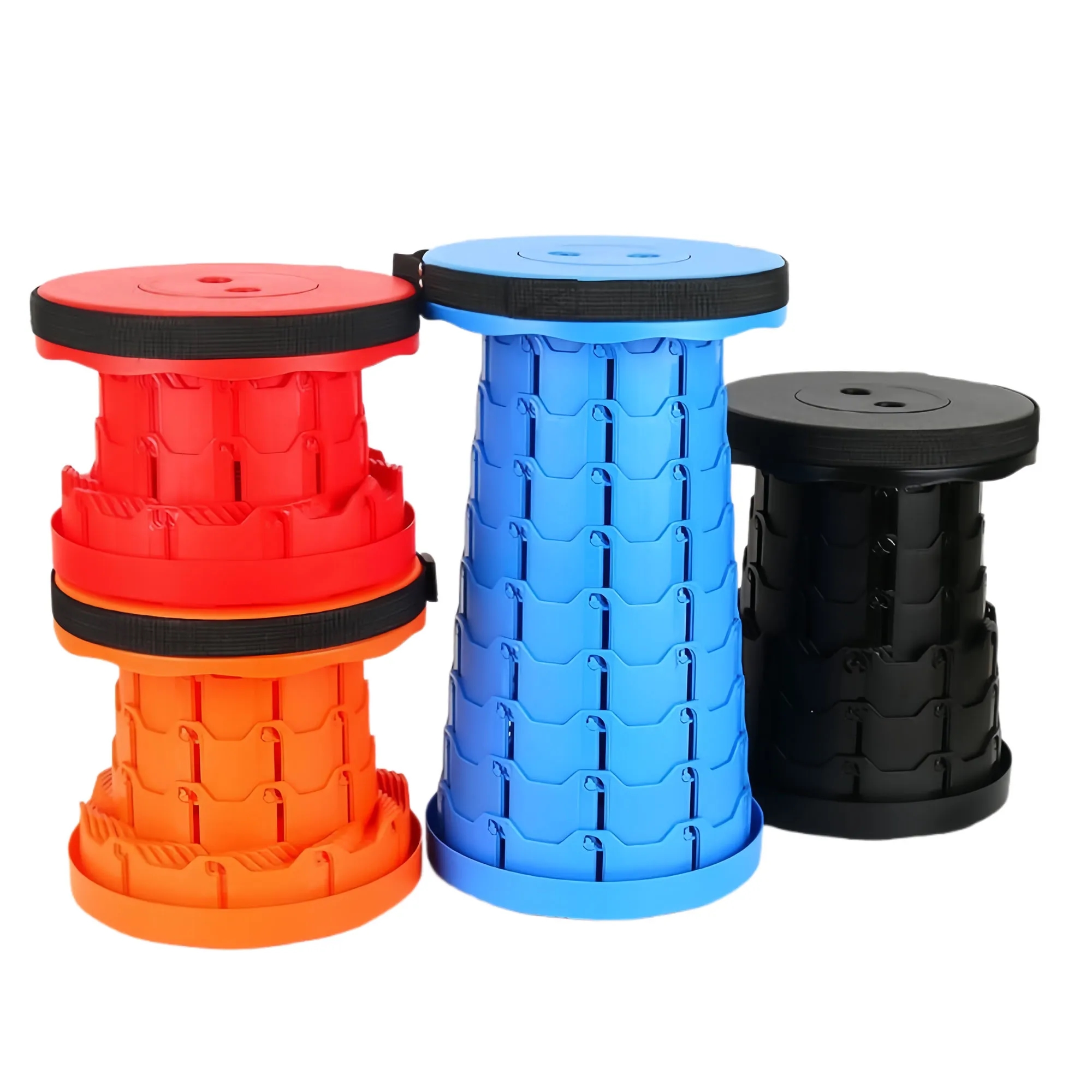 Portable Rainbow Telescopic Folding Stool For Outdoor 7