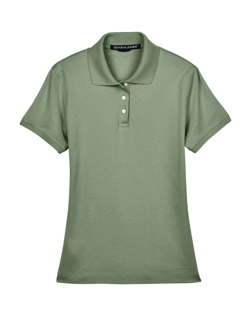 Women's Perfect Pima Interlock Polo - D140SW 8