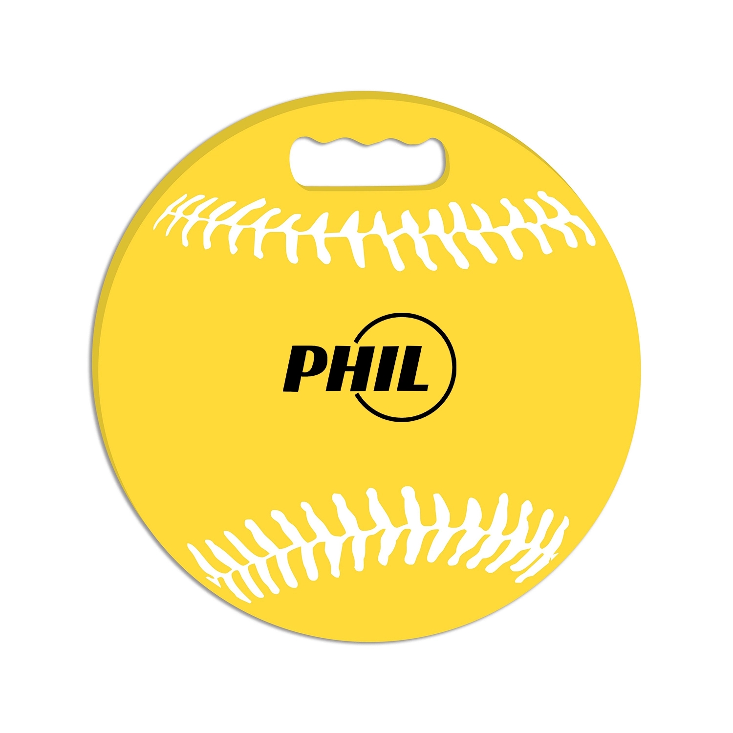 Custom Round Baseball & Softball Stadium Seat Cushion 2