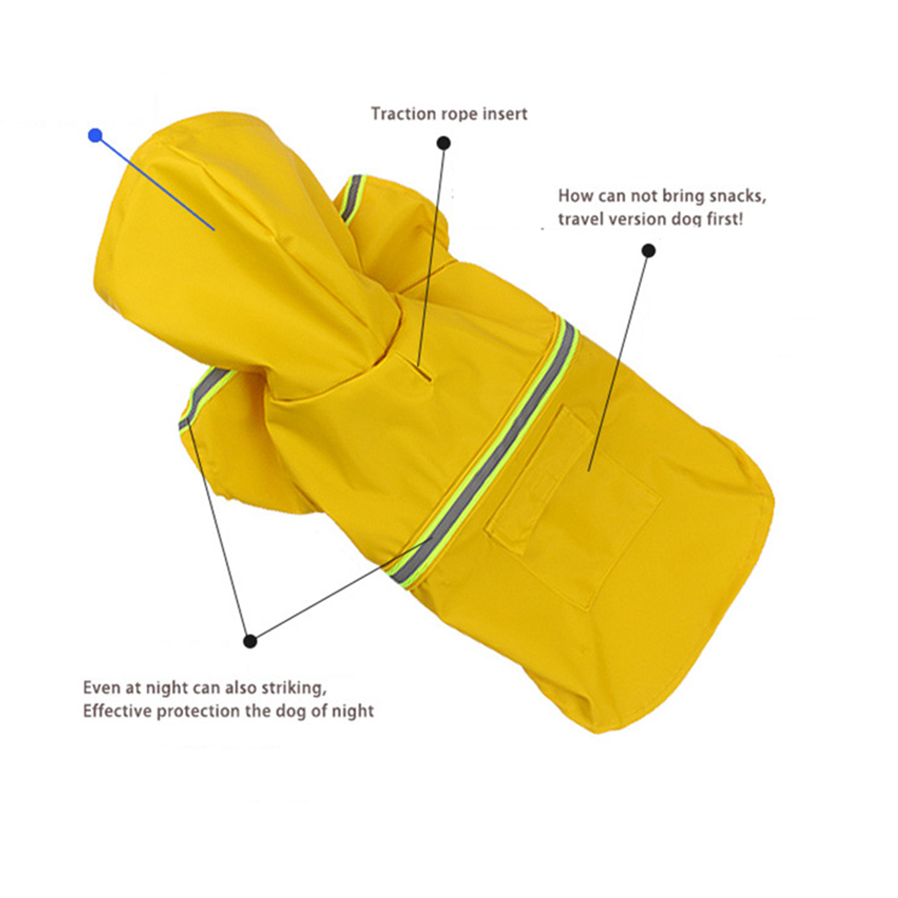 Reflective Raincoat For Dogs 4