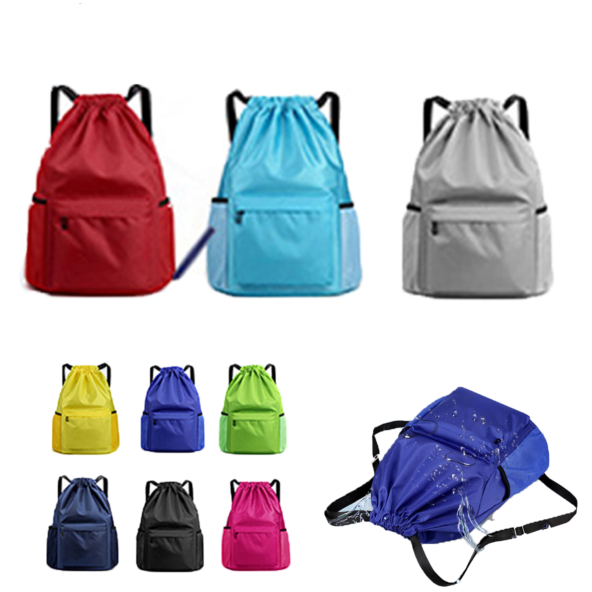 Dry And Wet Separation Drawstring Bag 2