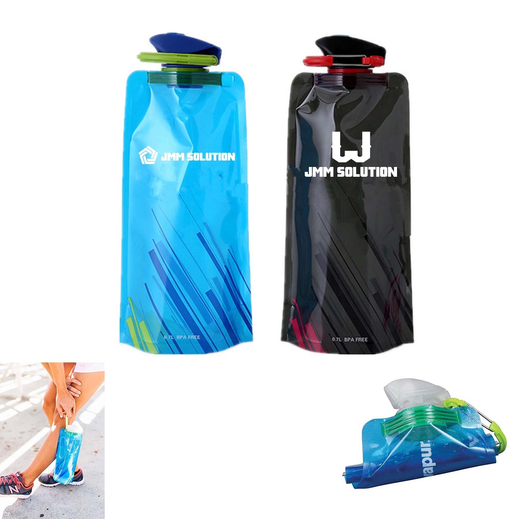 23 Oz Collapsible Canteens Water Bag 1