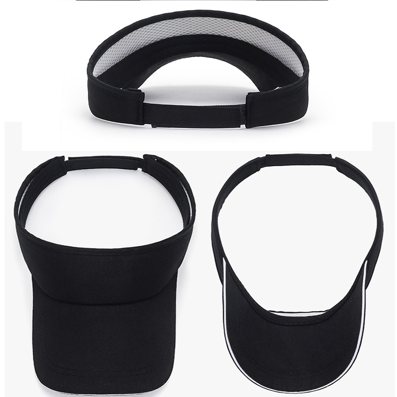 Visor Cap With Adjustable Strap On Back 3