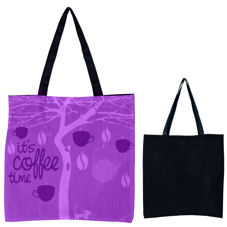 Flat Tote- Full Color on Front Only 7