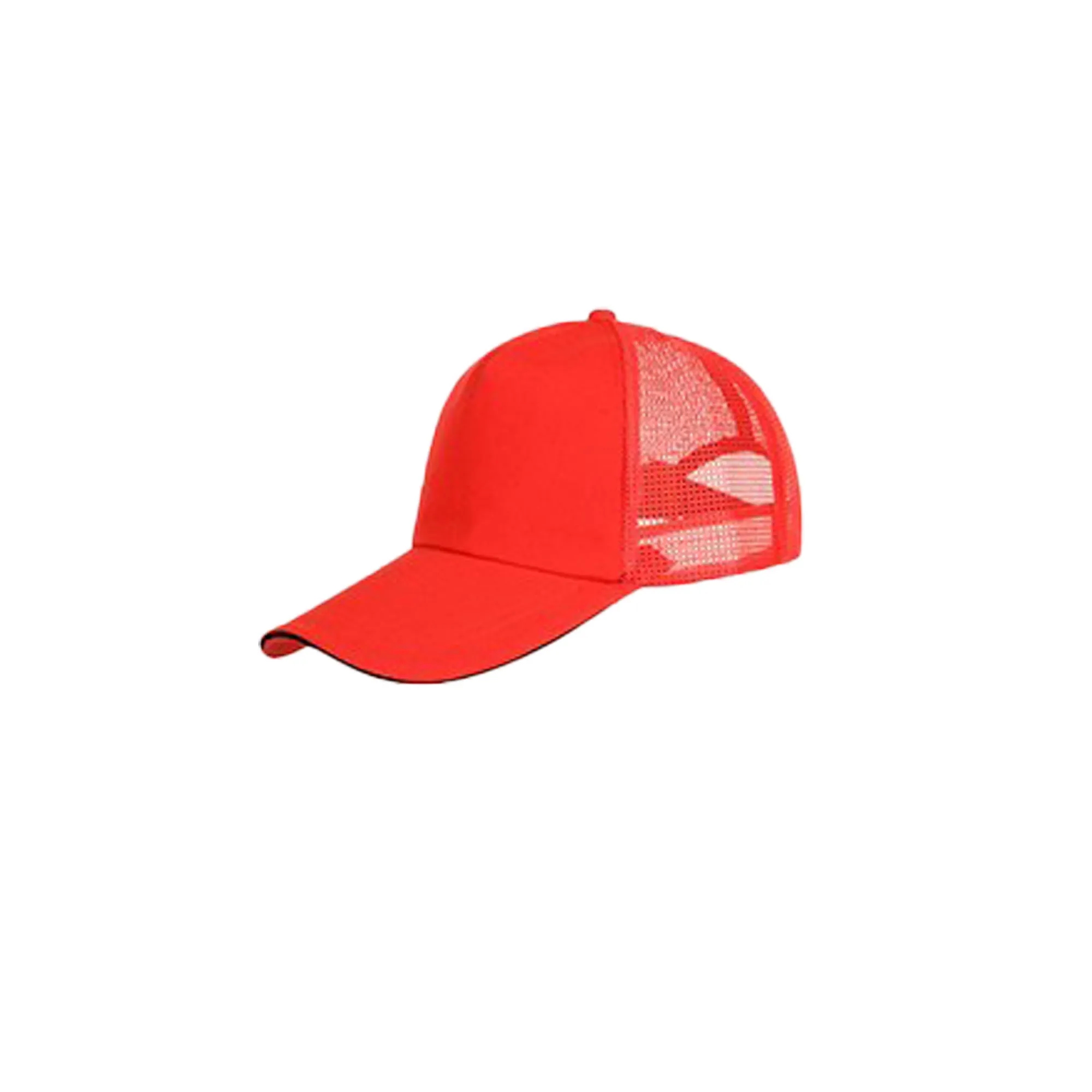 Full Color Poly Cotton Mesh Baseball Cap 22" x 4 3/4" x 3" M 3