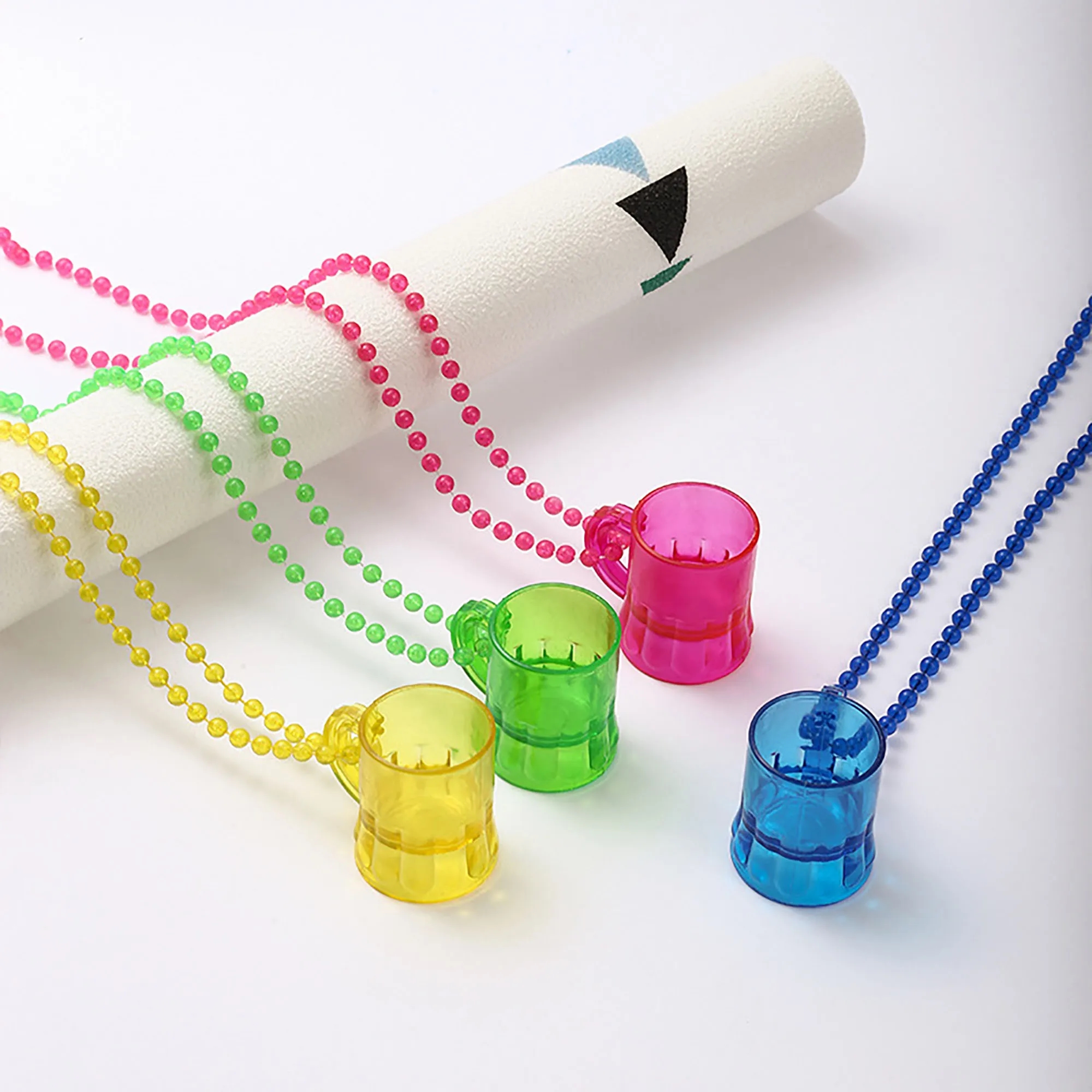 Beer Mug Plastic Necklace 7