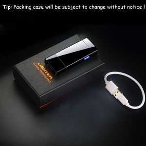 Sleek Electronic Arc Lighter With Flip Cap USB Charging Eco Friendly 16