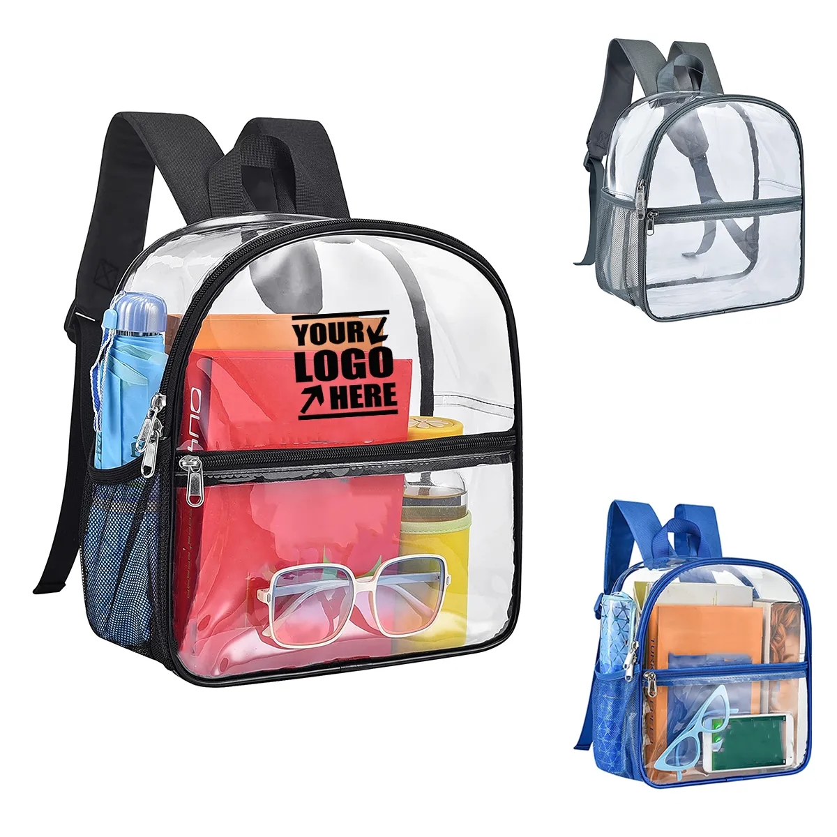 Clear Mini Backpack for Concert Sport Events Travel School 3