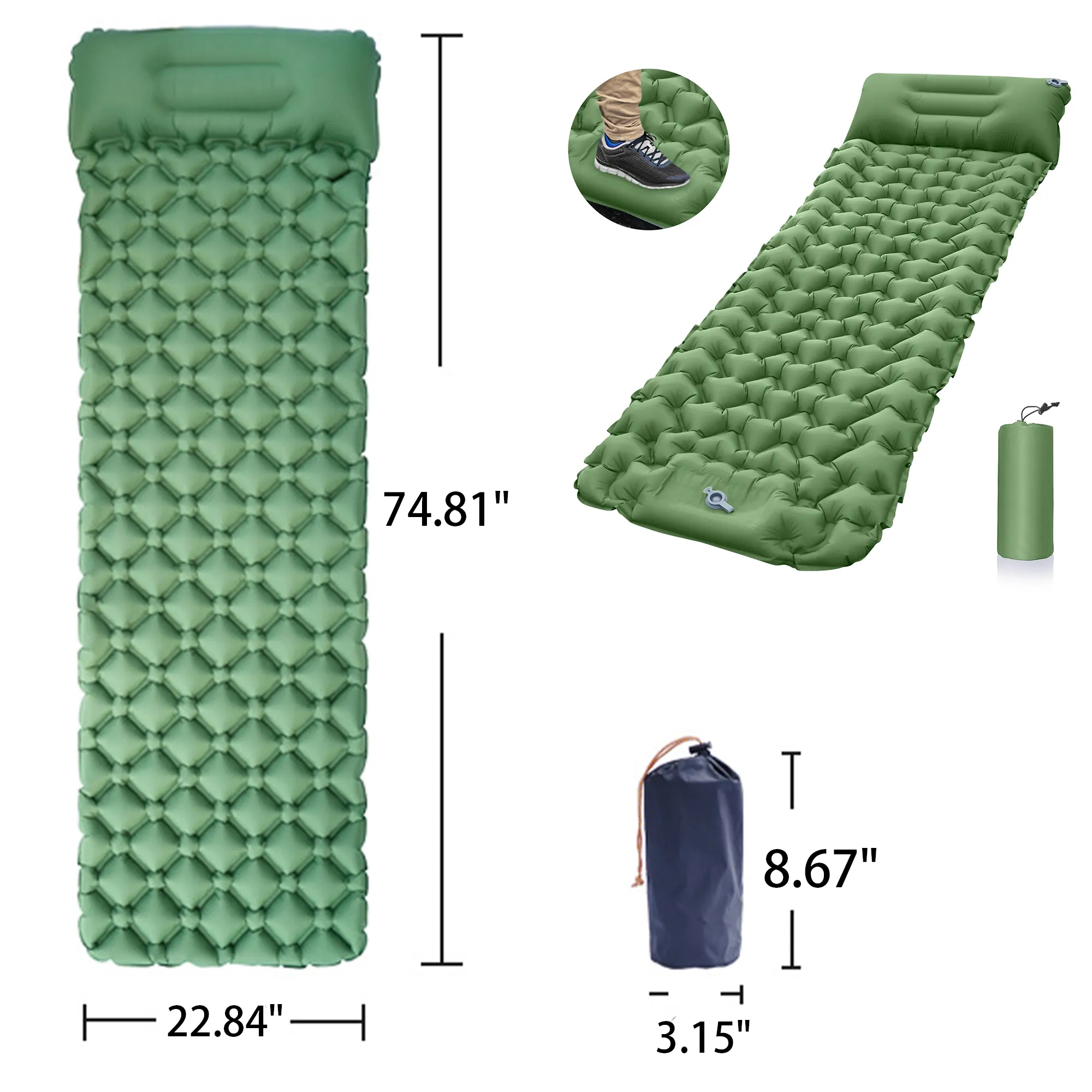 Foot Pump Air Mattress 4