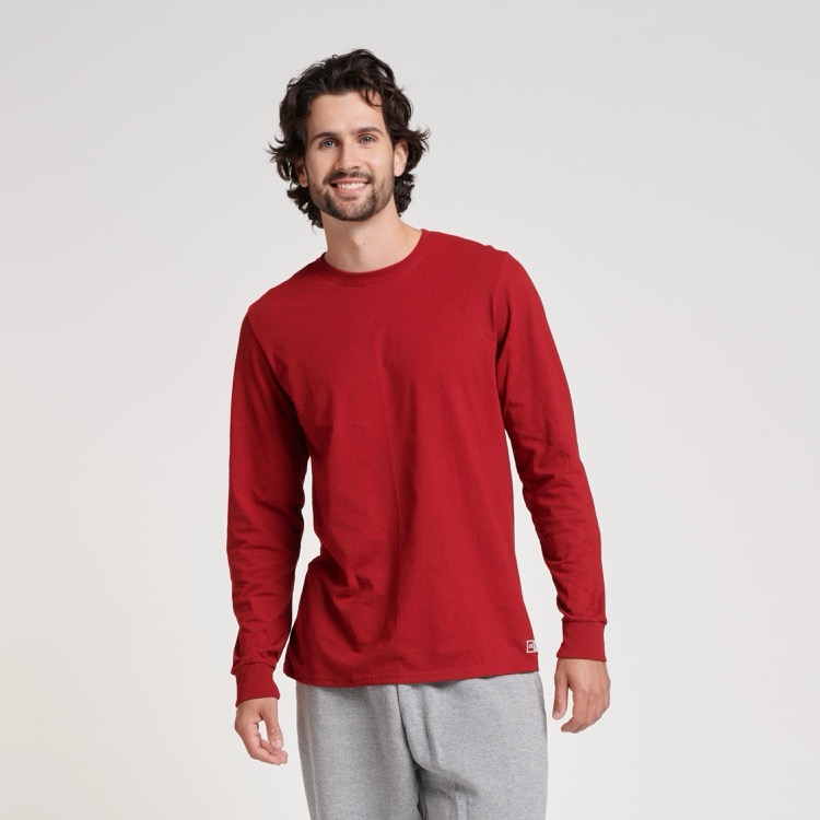 RUSSELL ATHLETIC DRI-POWER® CVC Performance Unisex Long-Sleeve T-Shirt 61