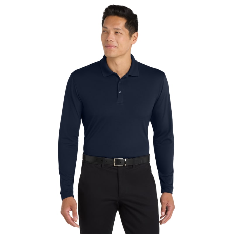 Port Authority Dry Zone UV Micro-Mesh Long Sleeve Polo 24