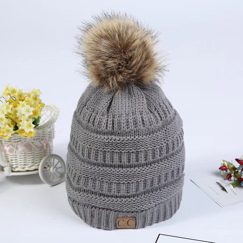 Grey Beanie 1