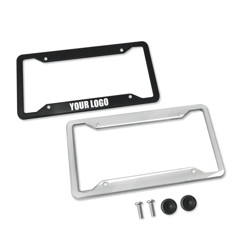 Stainless Steel License Plate Frame 1
