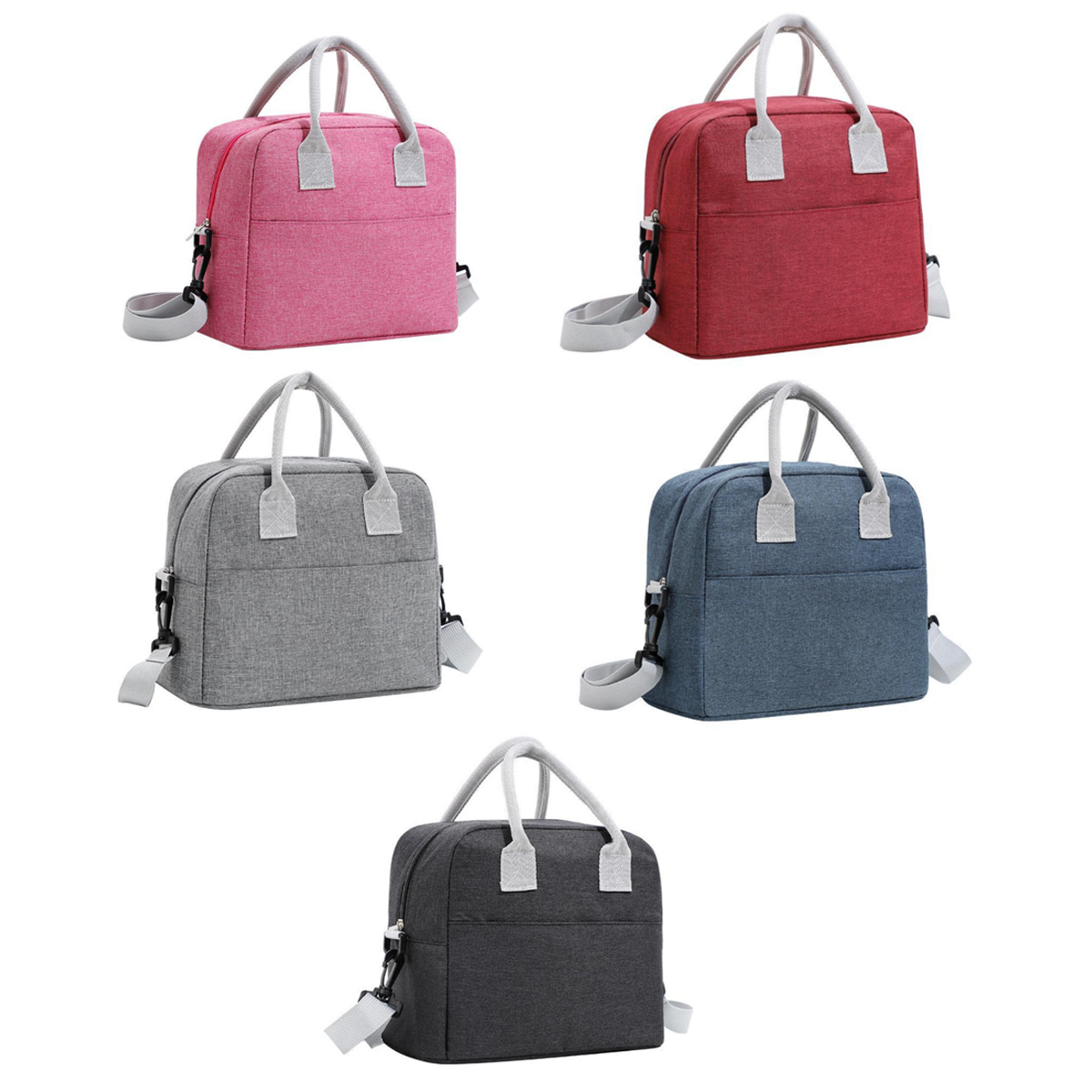 9L Insulated Lunch Bag with Handle and Shoulder Strap 2