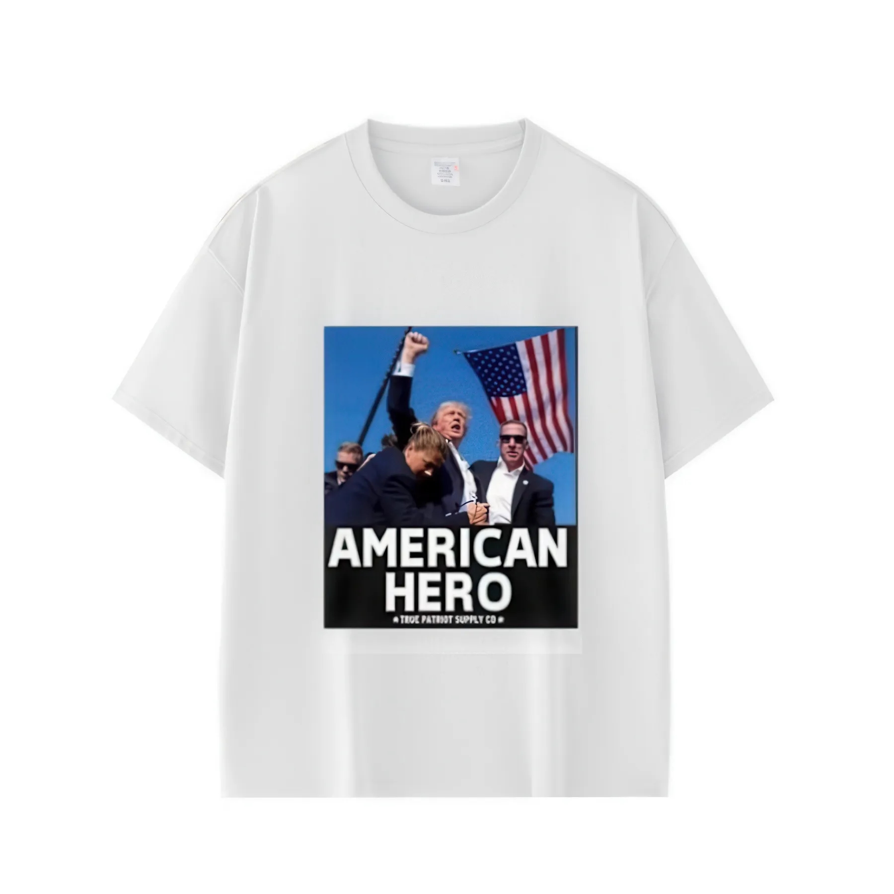 American Hero Trump Cotton Short Sleeve T-Shirt 3