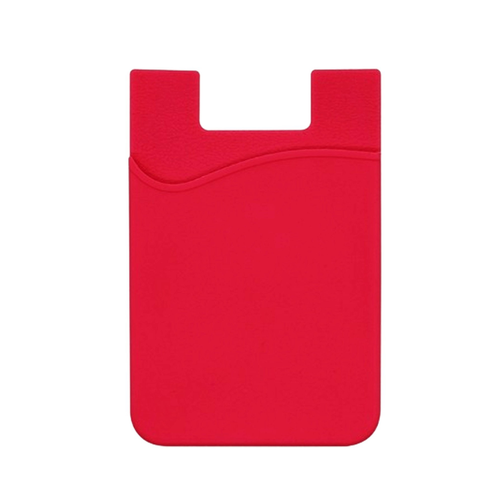 Silicone Phone Wallet Card Holder Sleeve 7