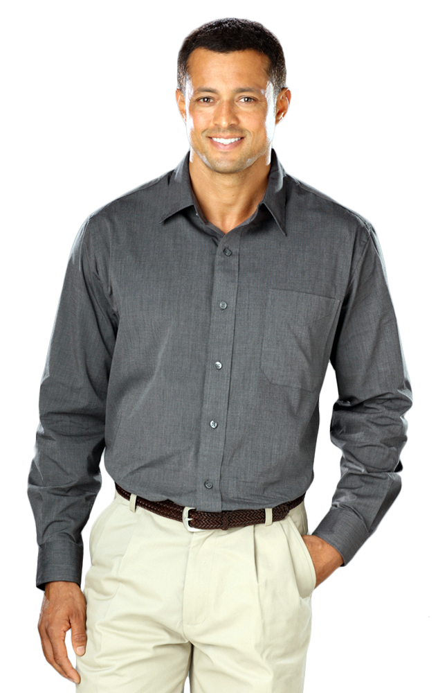 Men's L/S Crossweave Shirt 4