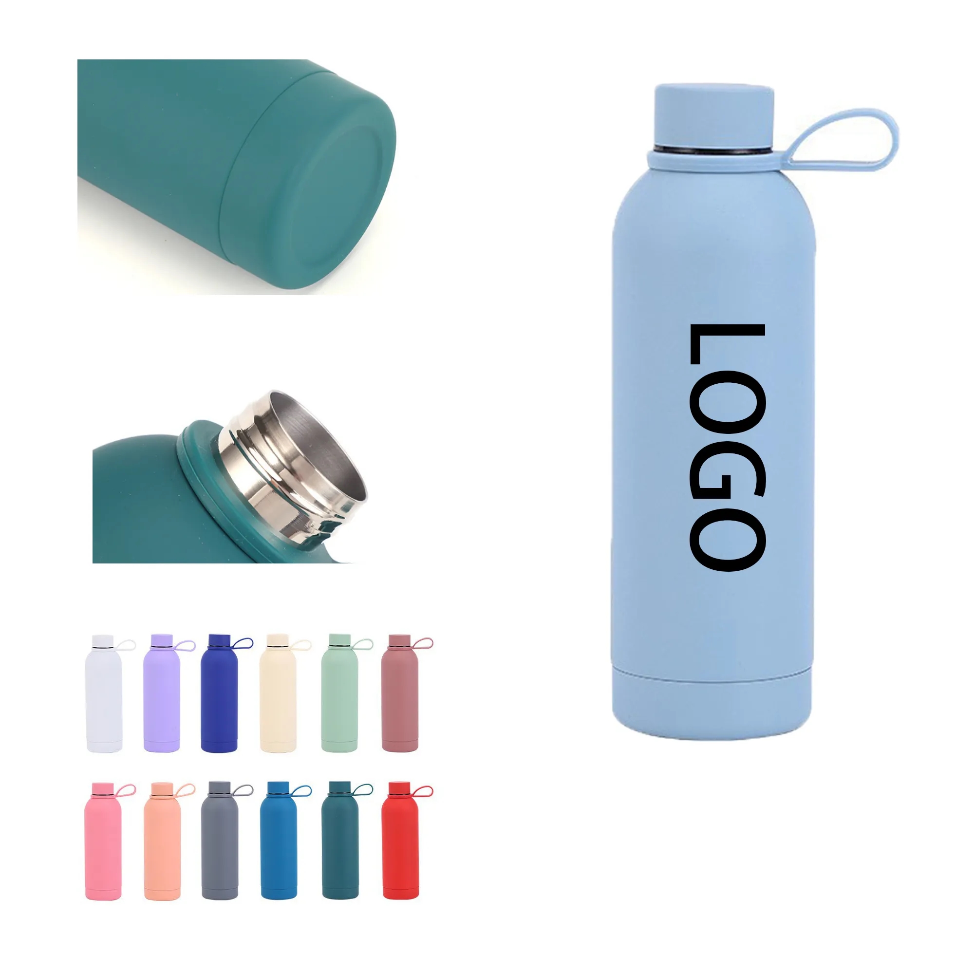 Stainless Steel Thermos Cup With Handle 1