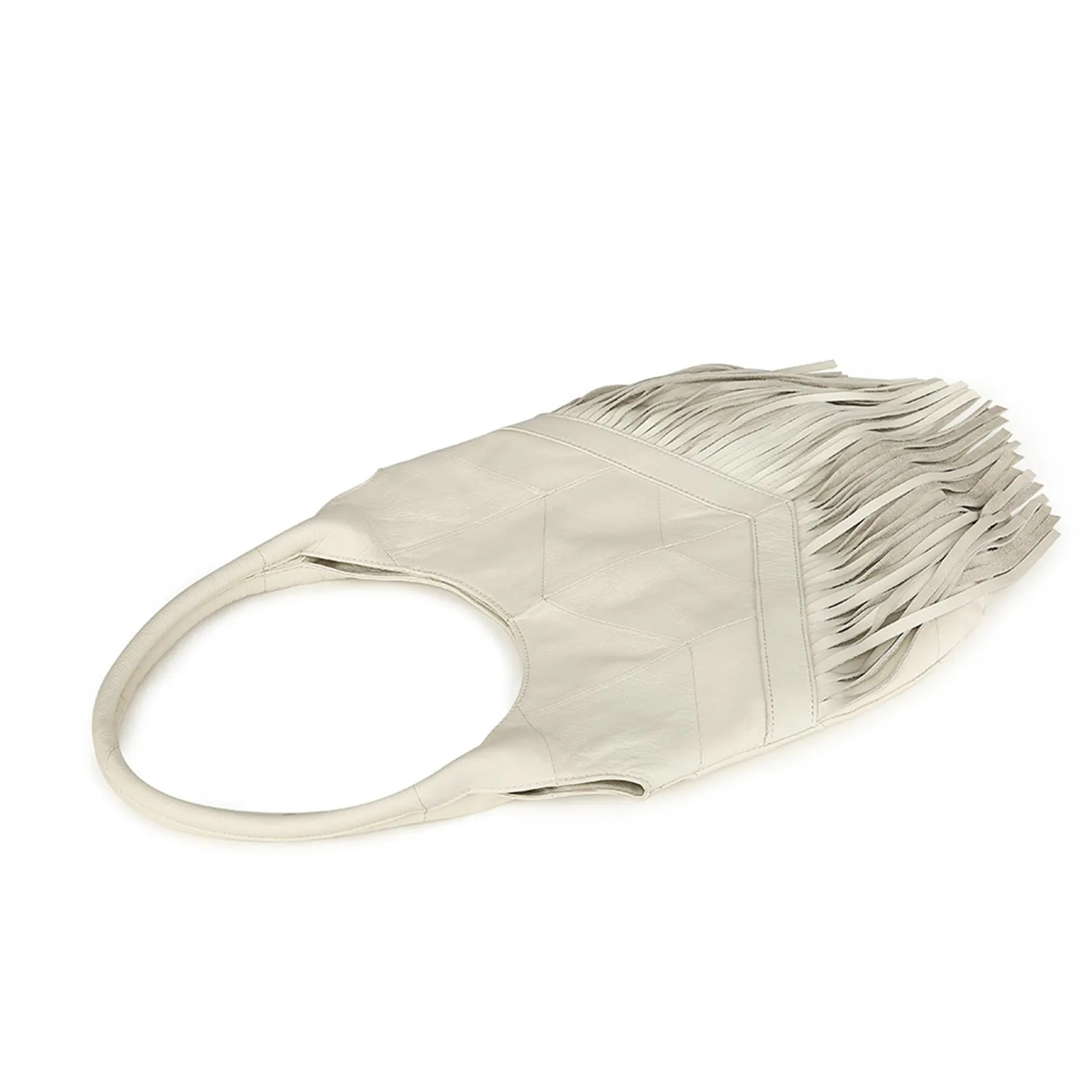 Genuine Leather Tassel Bag 5