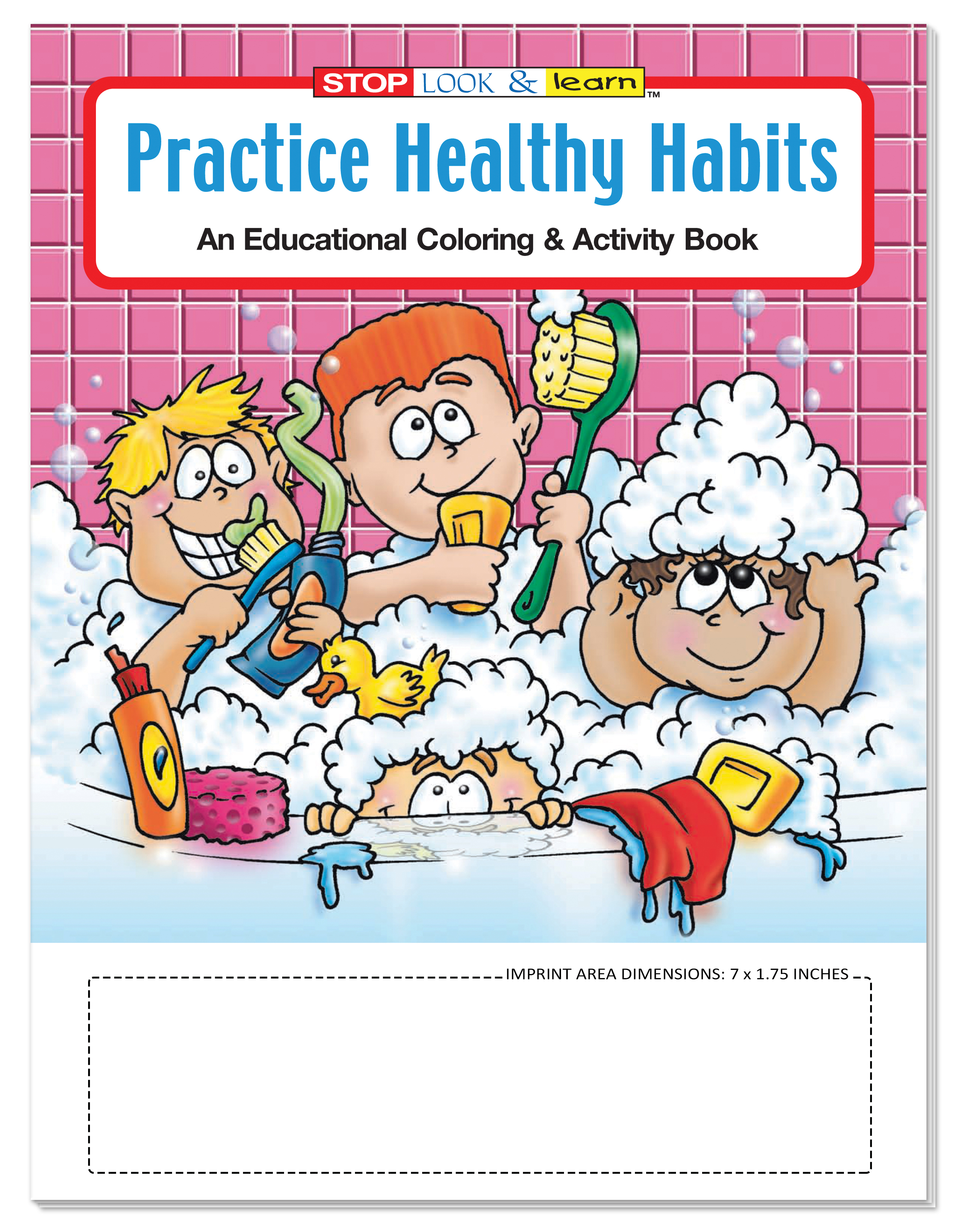 COLORING BOOK - Practice Healthy Habits Coloring & Activity Book 6