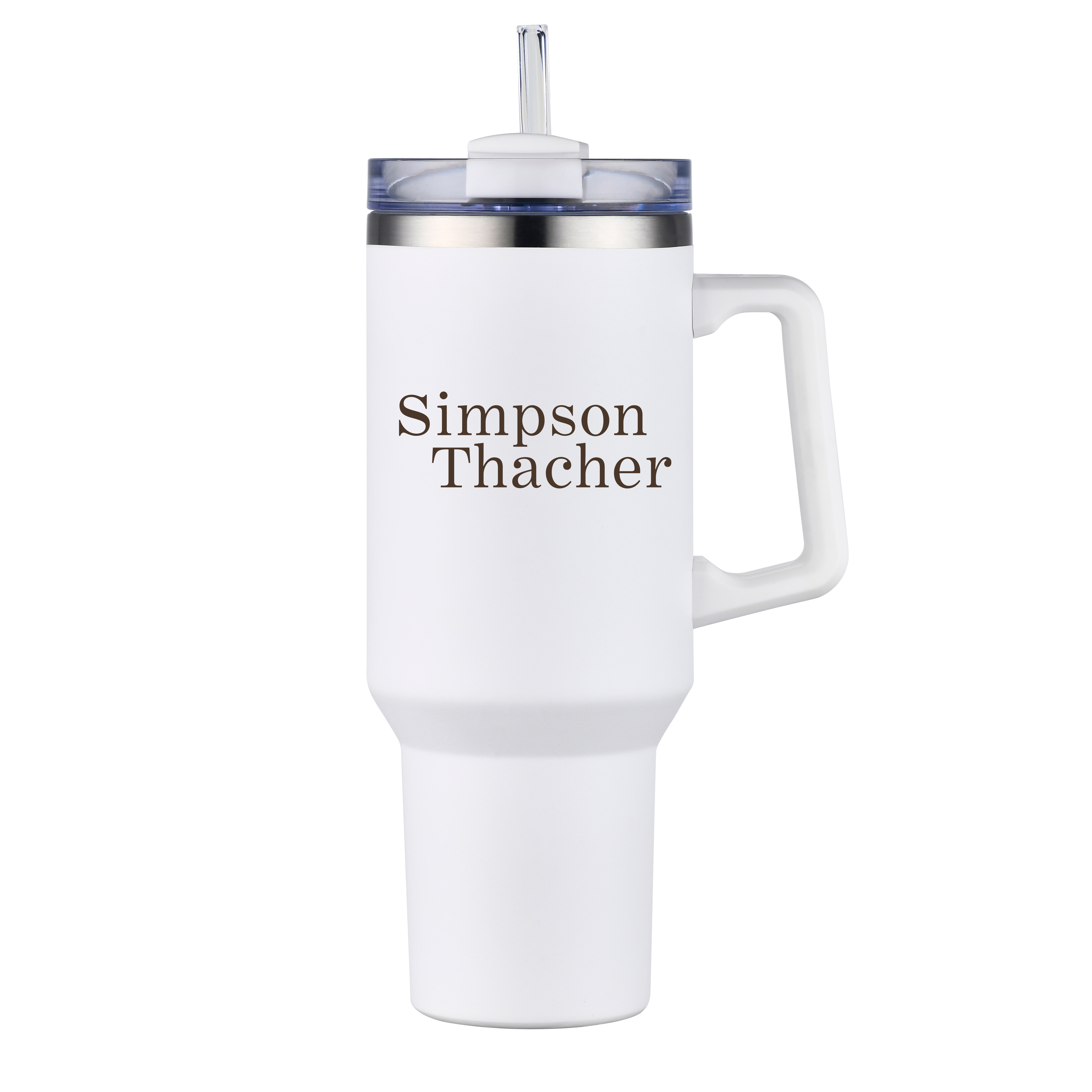 Aqueduct-III 40 Oz. Tumbler Mugs with Straw (Double Walled) 2
