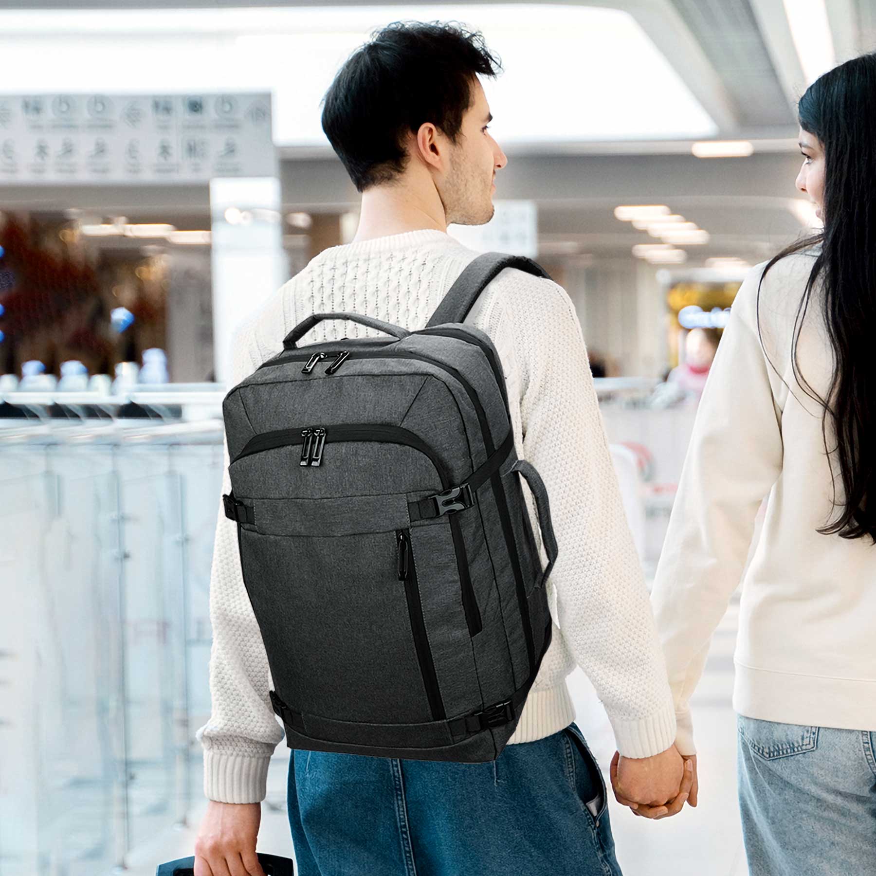 Large Carry On Travel Backpack 13
