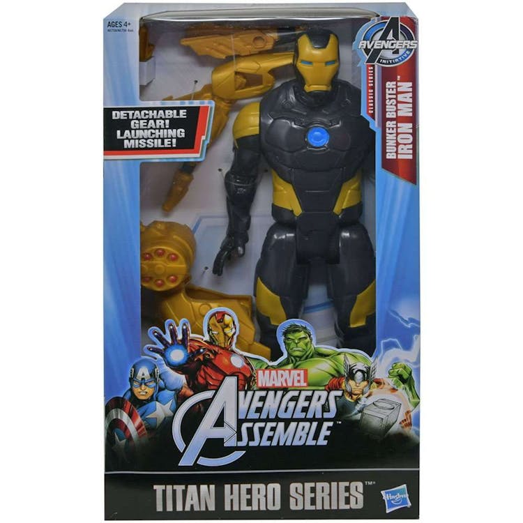 Marvel Iron Man Bunker Buster Action Figure 12" 2