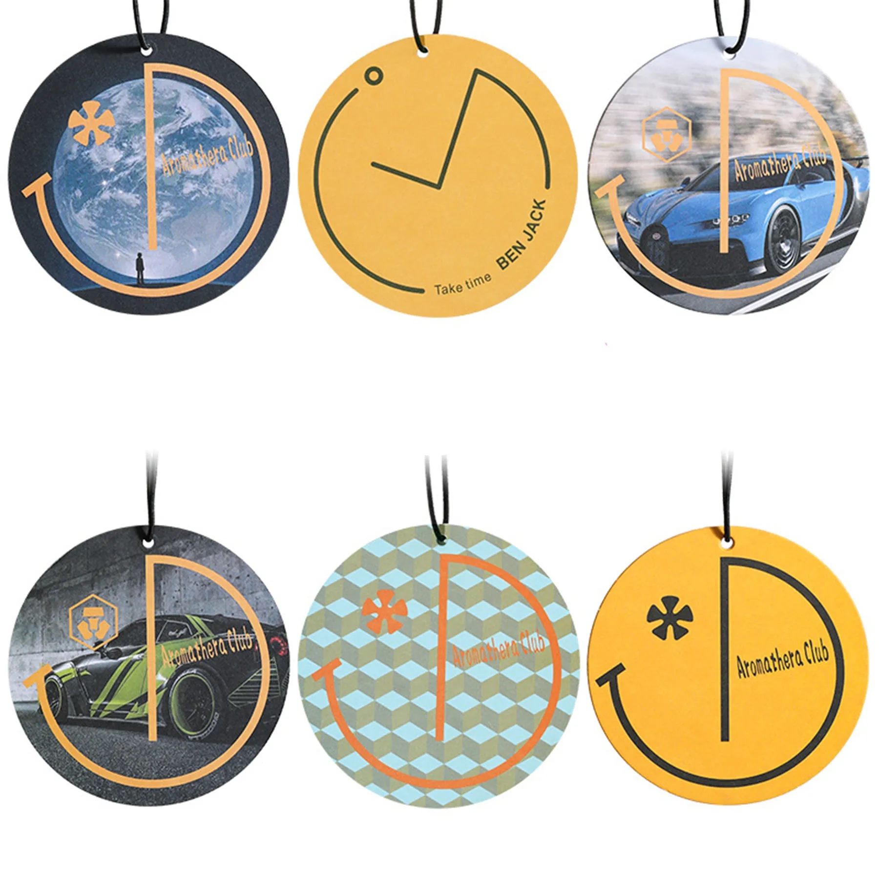 Premium Car Air Freshener Hanging Slices 9