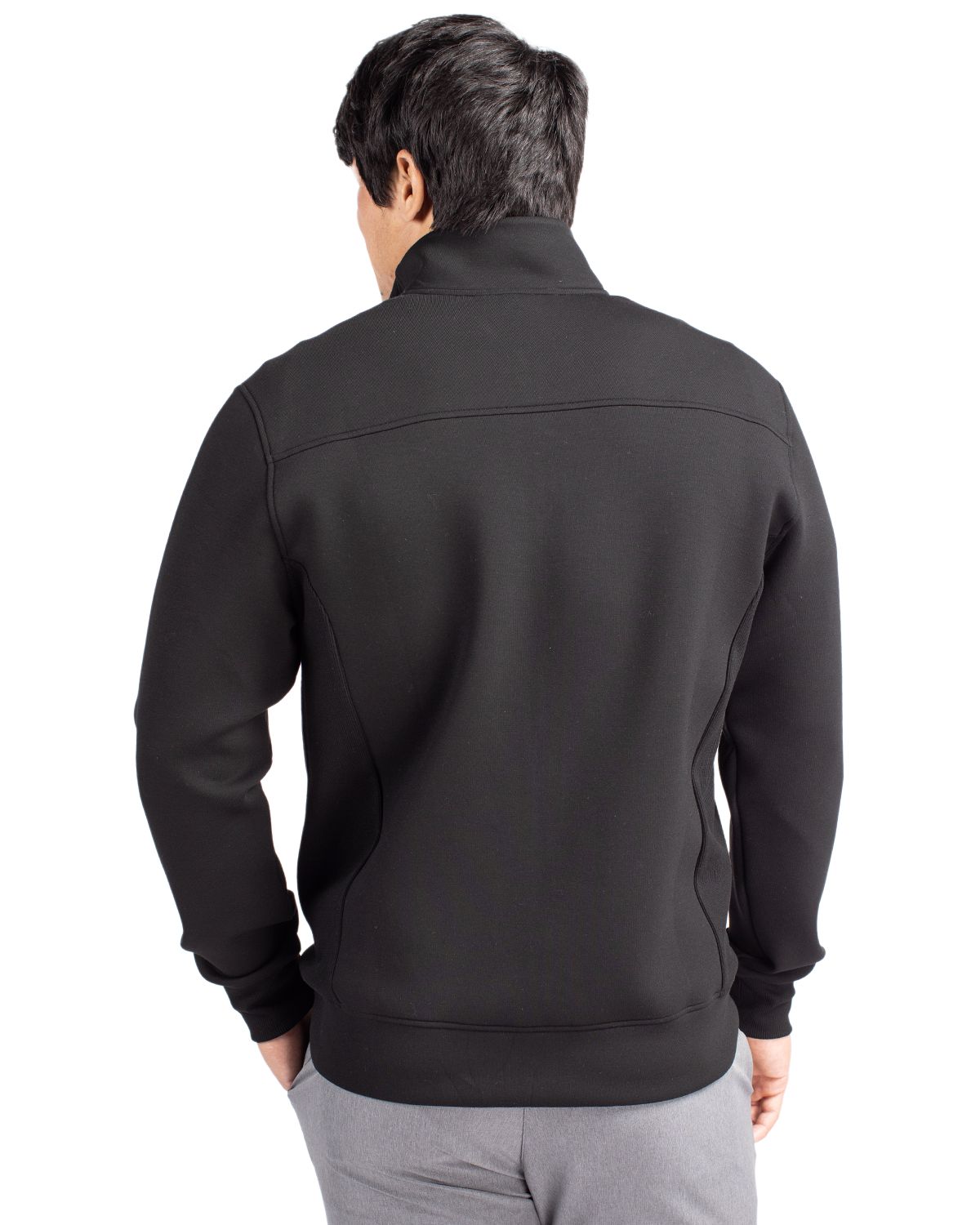 Cutter & Buck Roam Recycled Buttery-Soft Knit Mens Full Zip Jacket 8