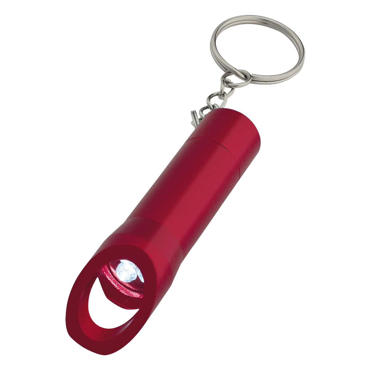 Aluminum LED Flashlight With Bottle Opener 1