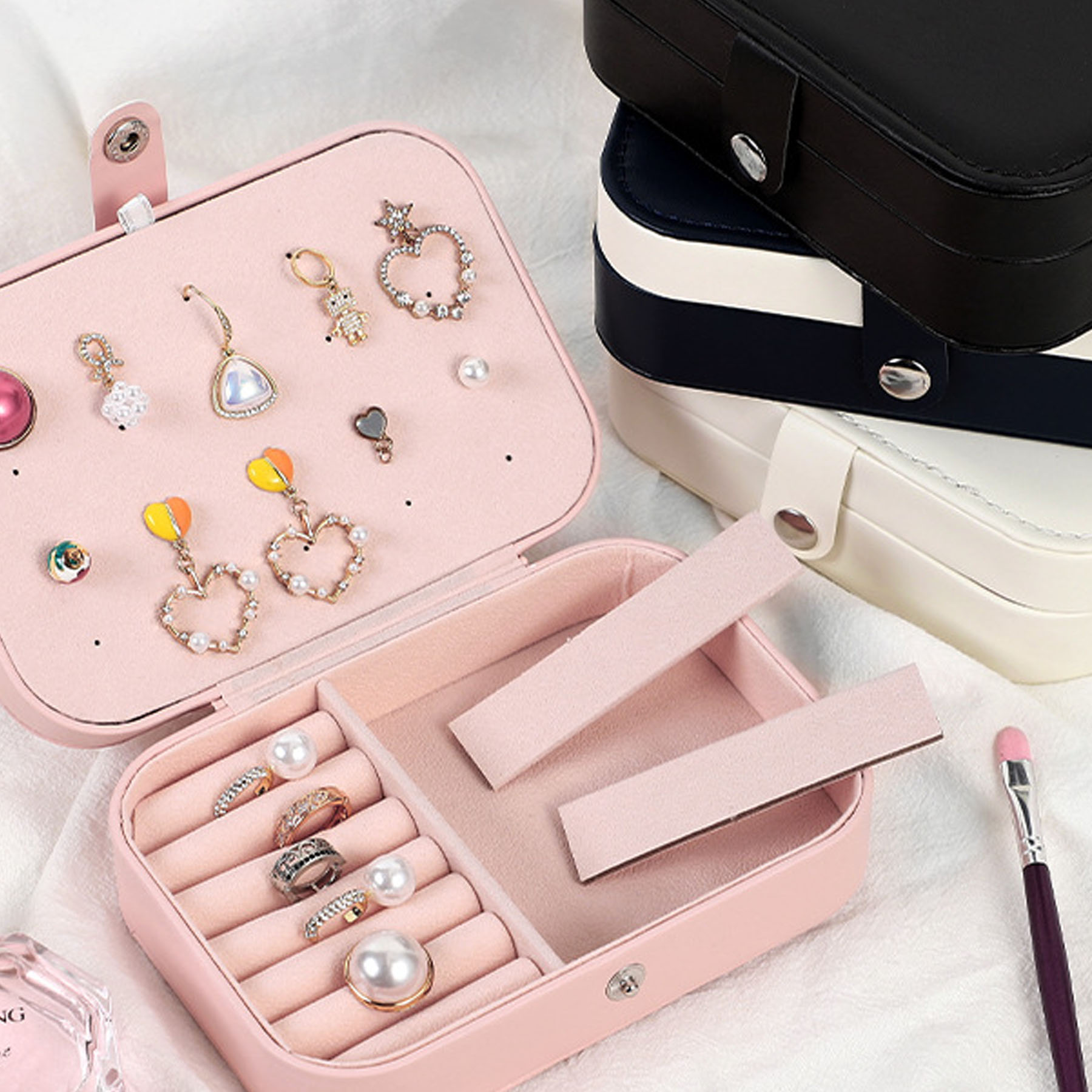 Double-Layer Home Jewelry Box 2