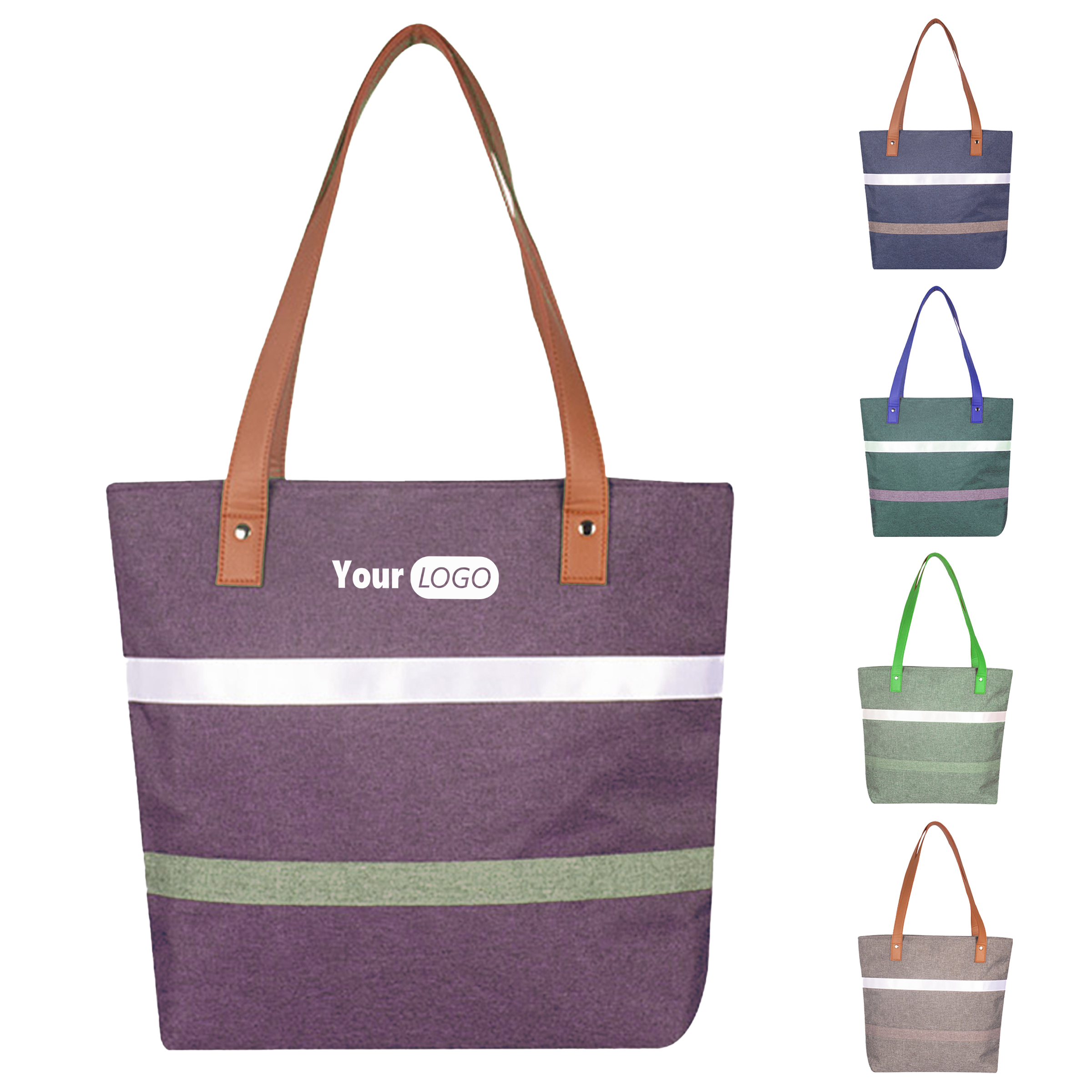 Oxford Retro Striped Picnic Bag 2