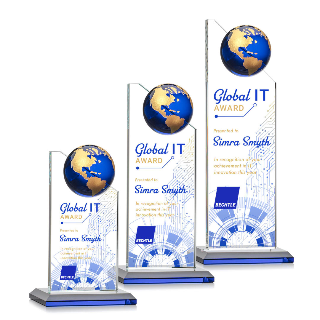 Arden VividPrint™ Award - Blue/Gold