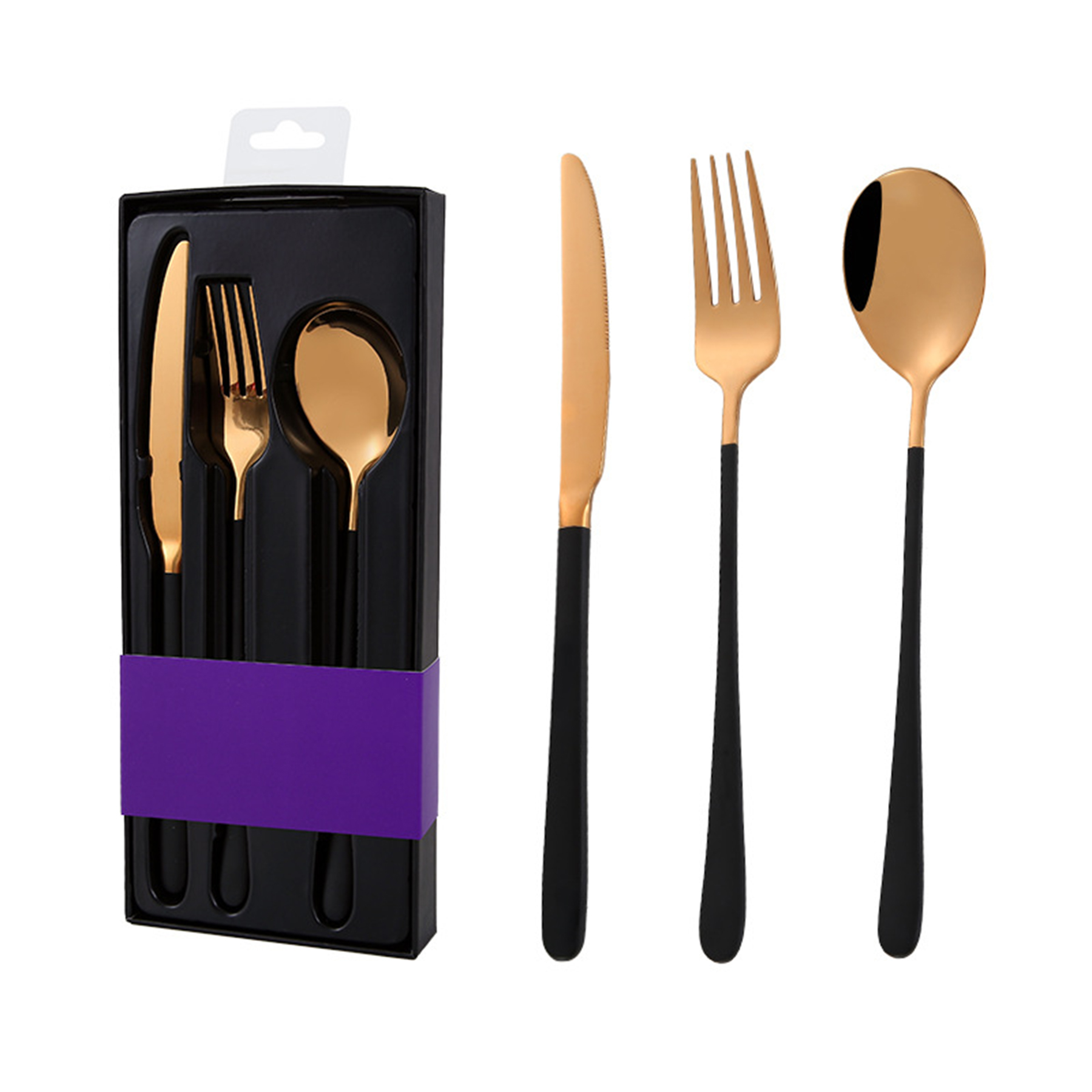 3 PCS Knife Fork And Spoon Set 3