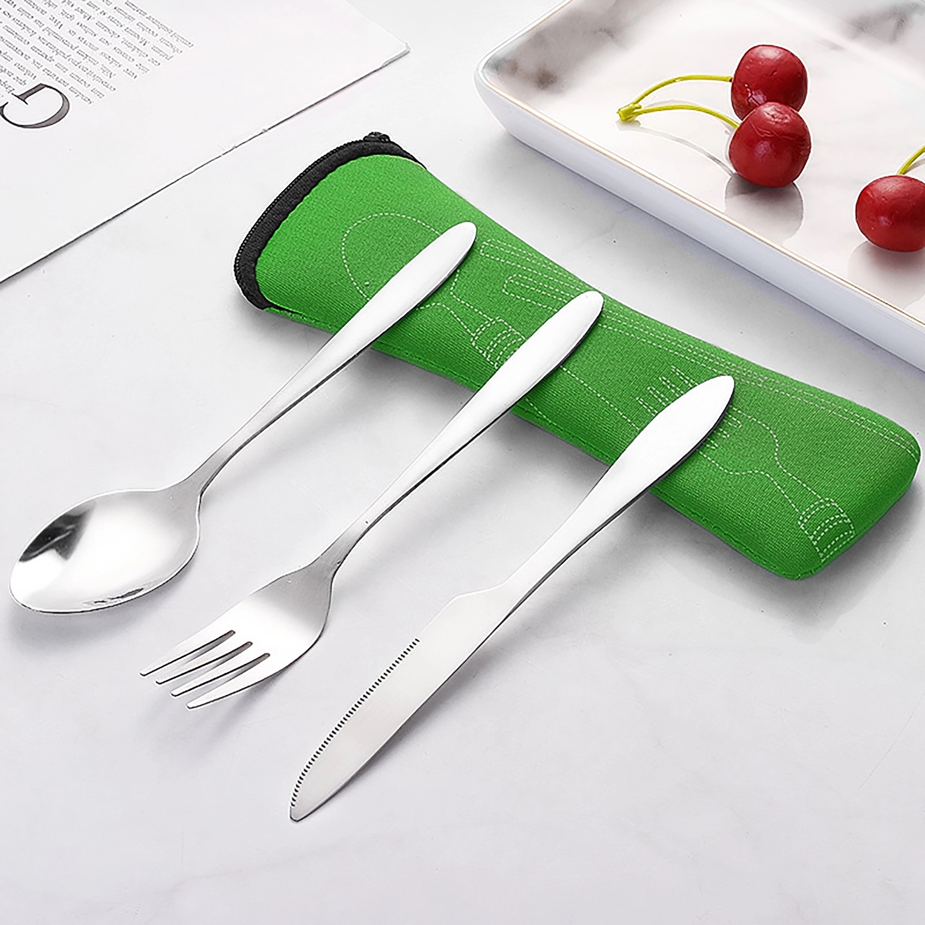 Reusable Flatware Sets Knife Fork Spoon 10