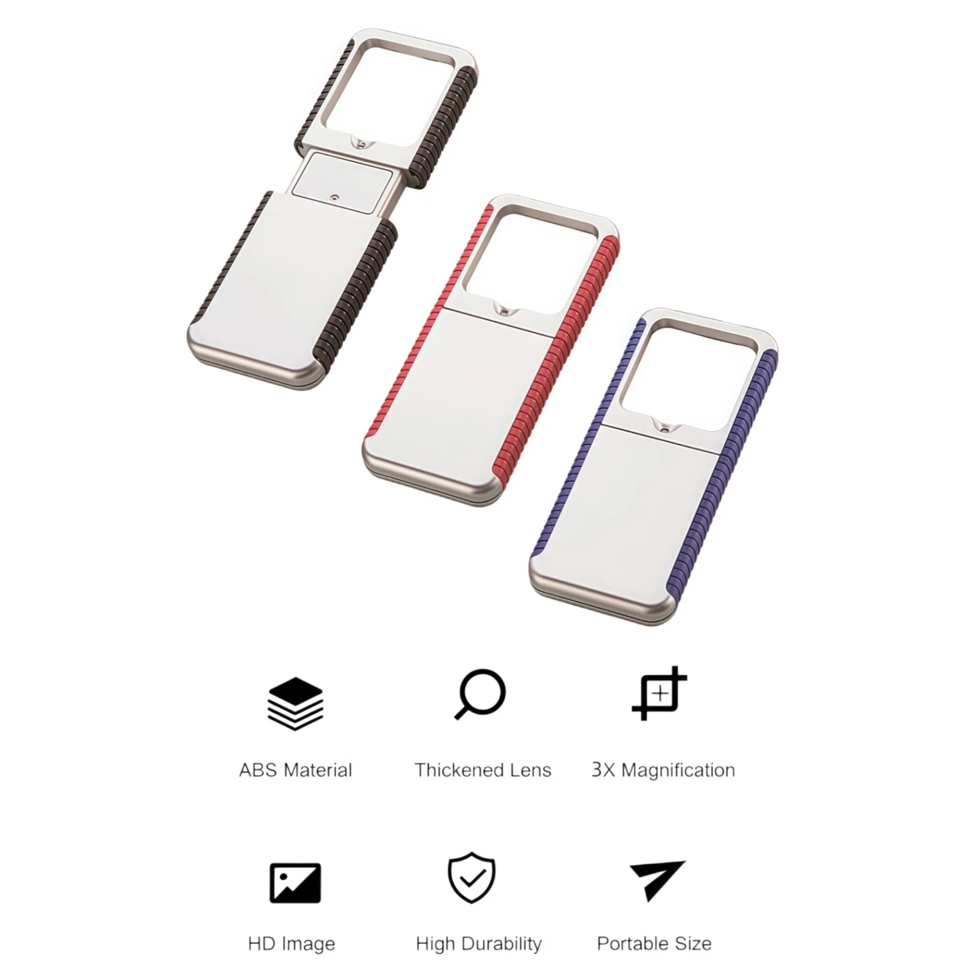 Retractable Magnifier with LED Light 6