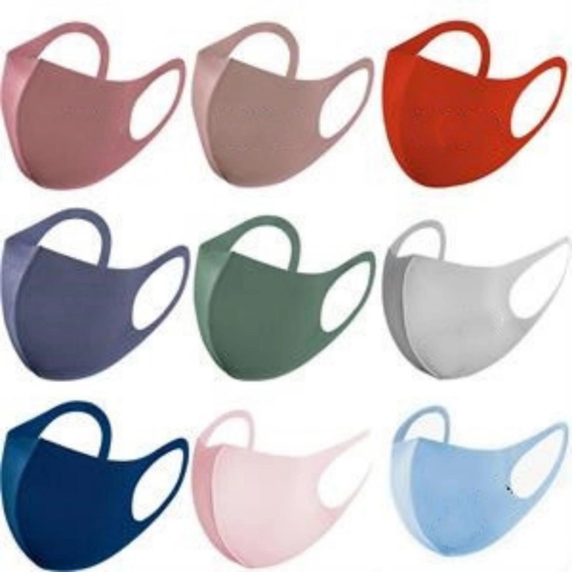 Ice Silk Breathable Cooling Face Mask MOQ 50PCS 2