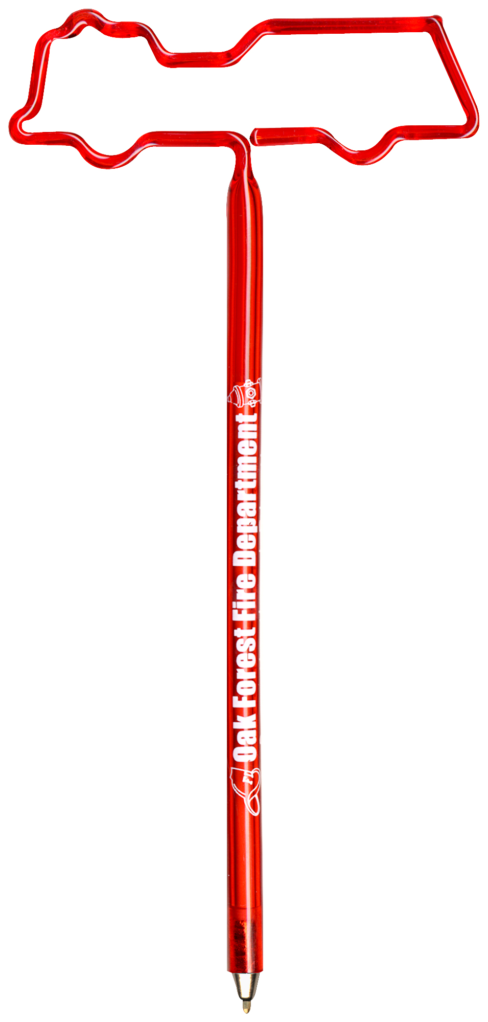 Fire Truck Inkbend Standard, Bent Pen