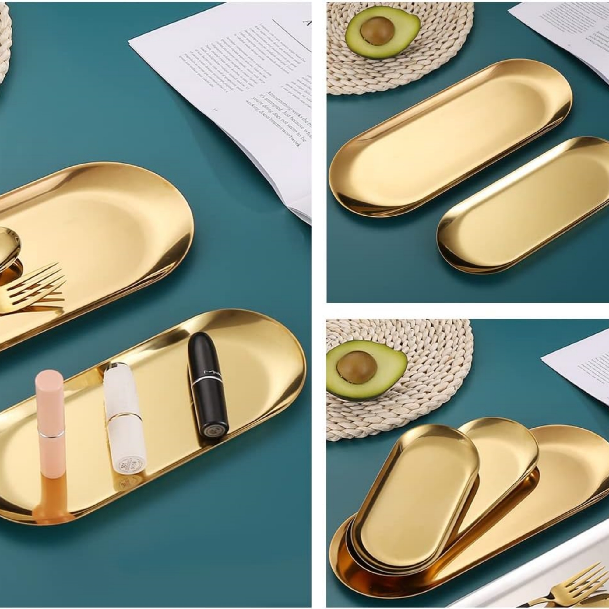 Stainless Steel Decorative Tray 6