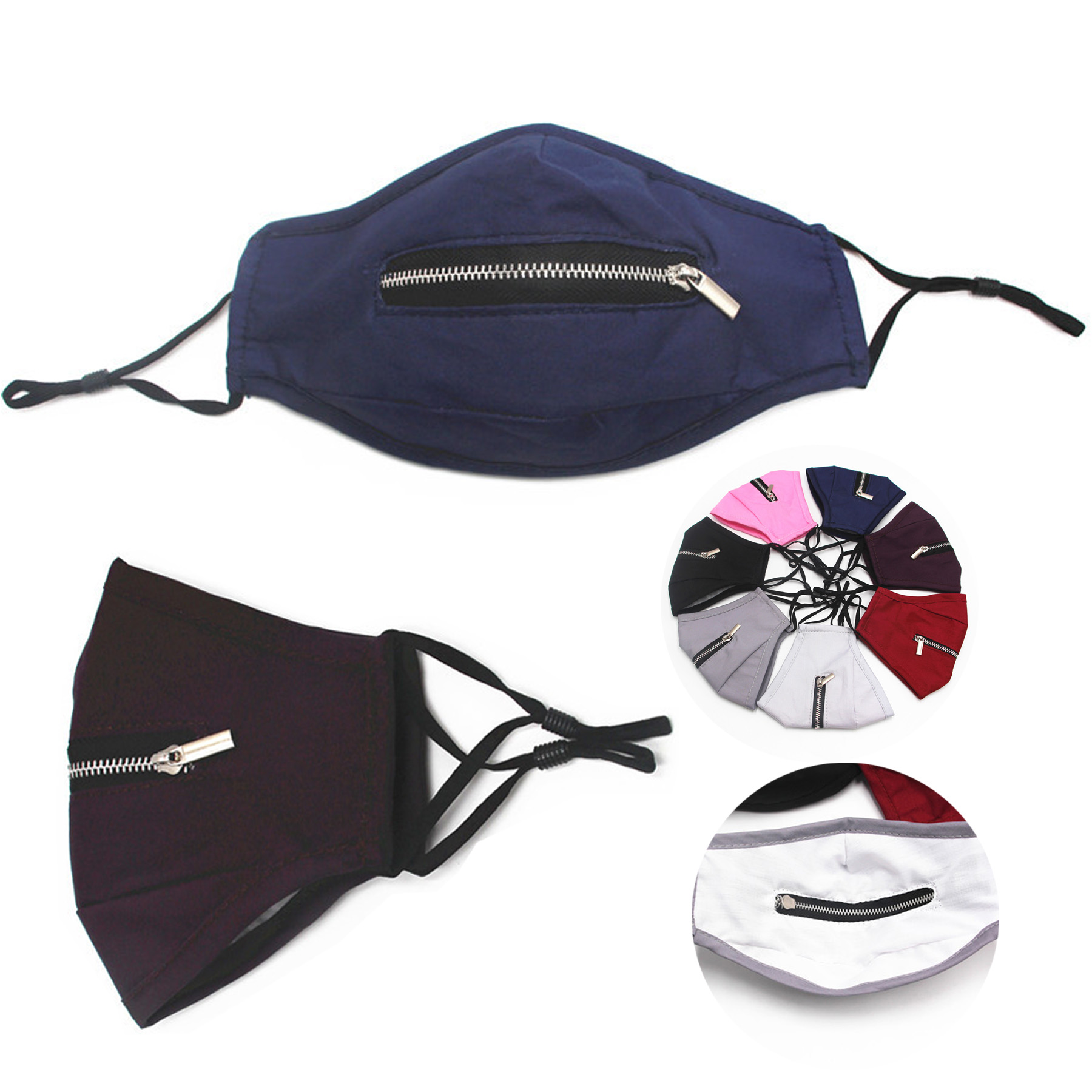 Zippered Face Mask 1